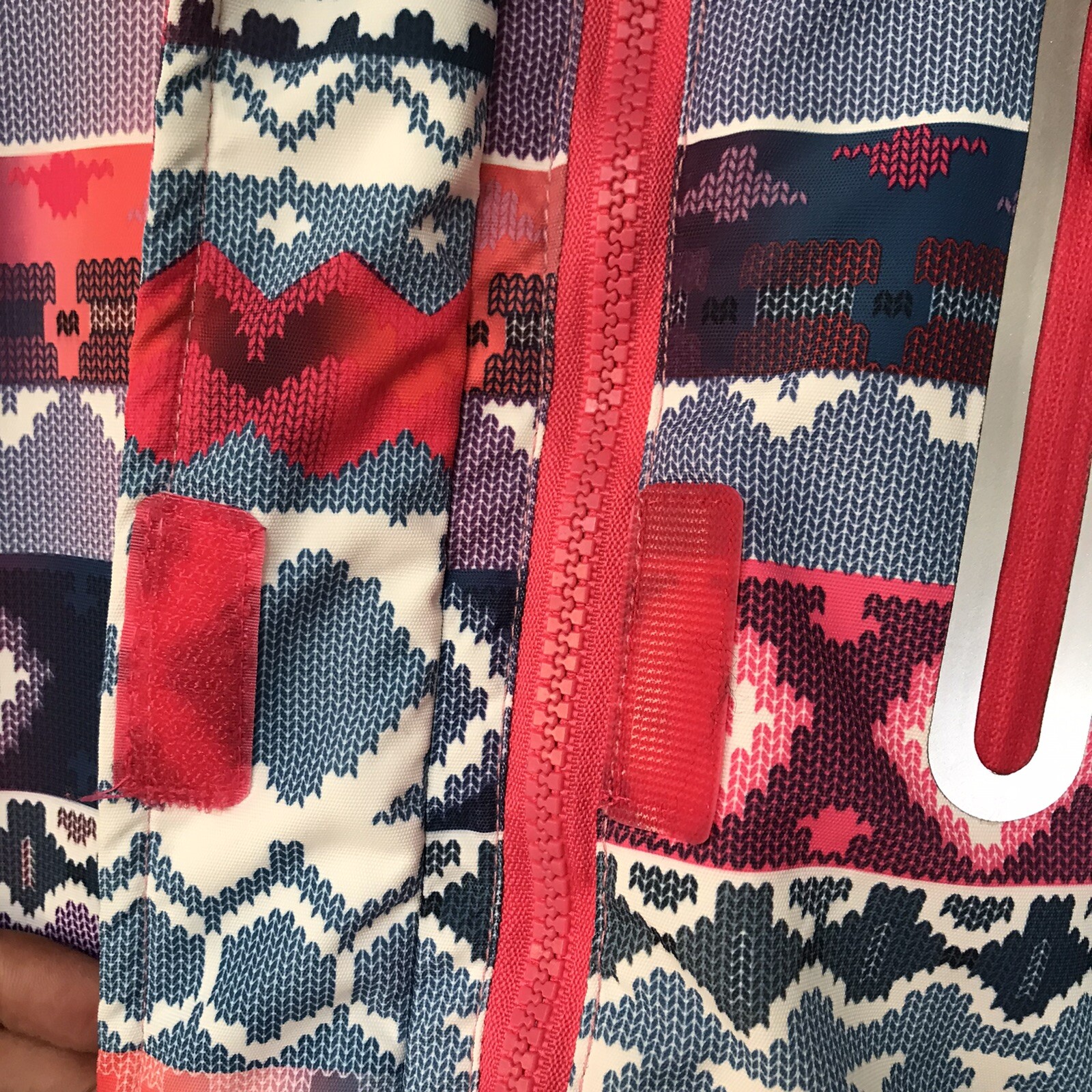 N.Z.B.Z Girls 12, Color Block Insulated Ski Jacket Hooded Winter Thick Coat