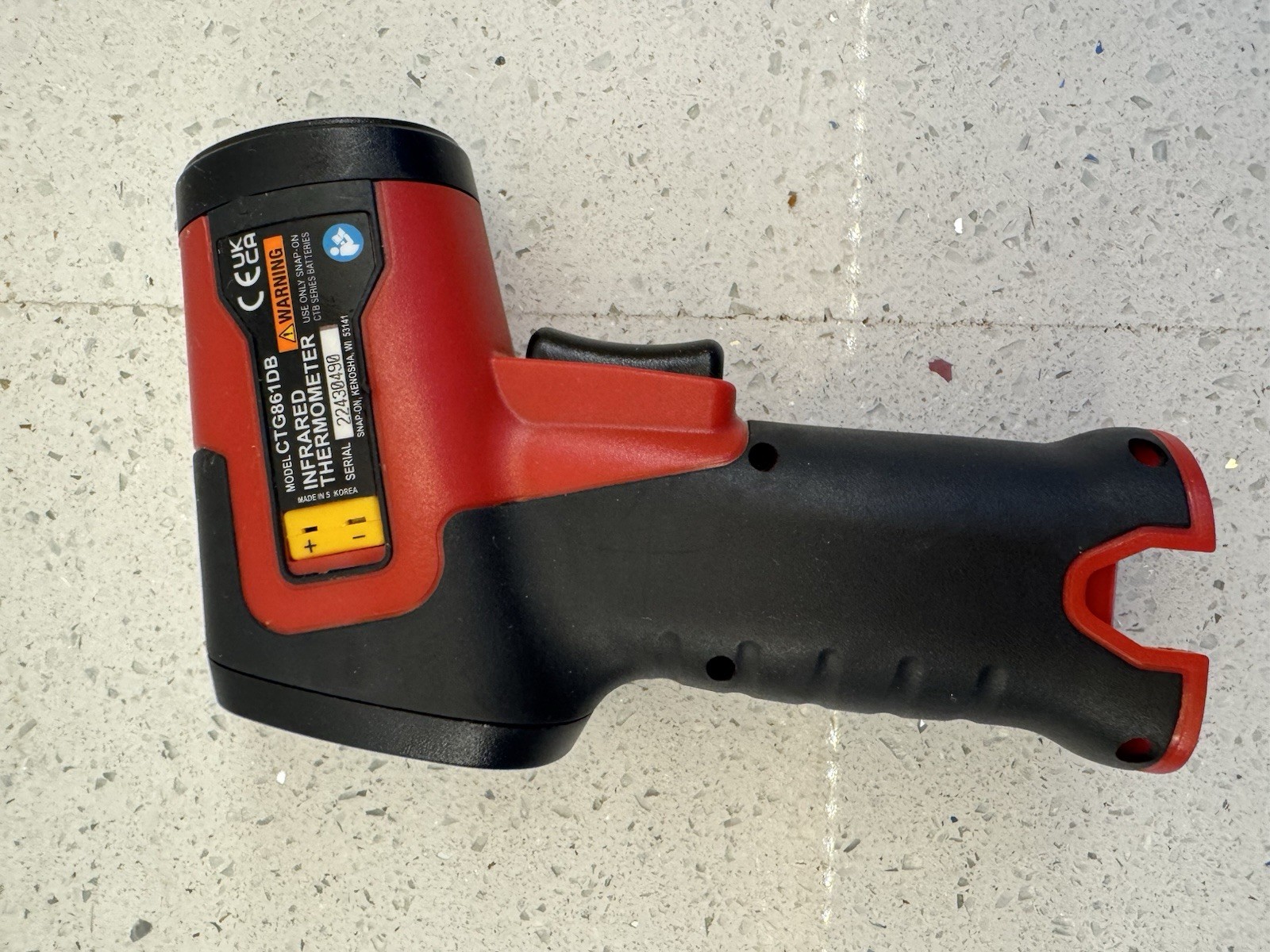 Snap-On Infrared Thermometer CTG861DB TOOL ONLY