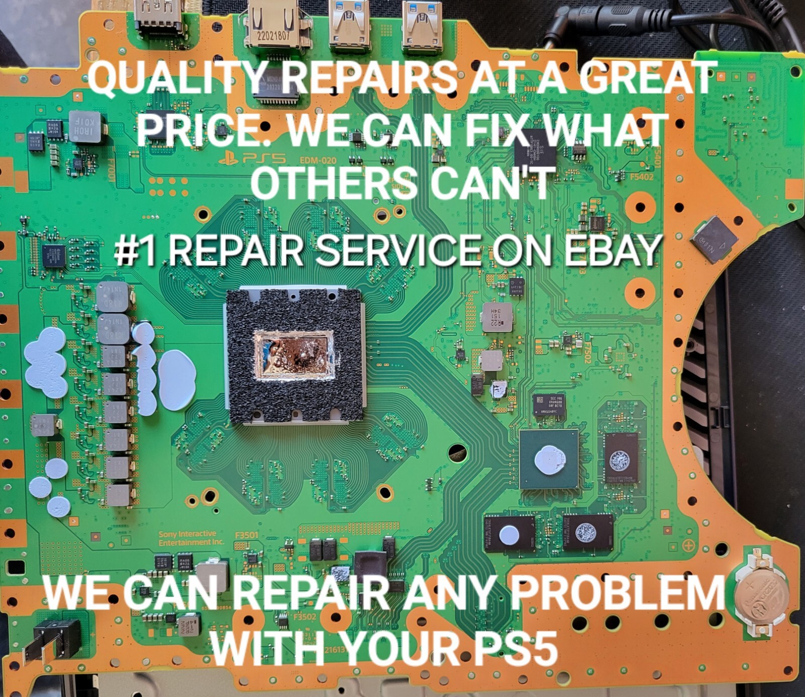 PS5 Motherboard Repair Mail-in Service (Board Only) we can fix any issue Fast!