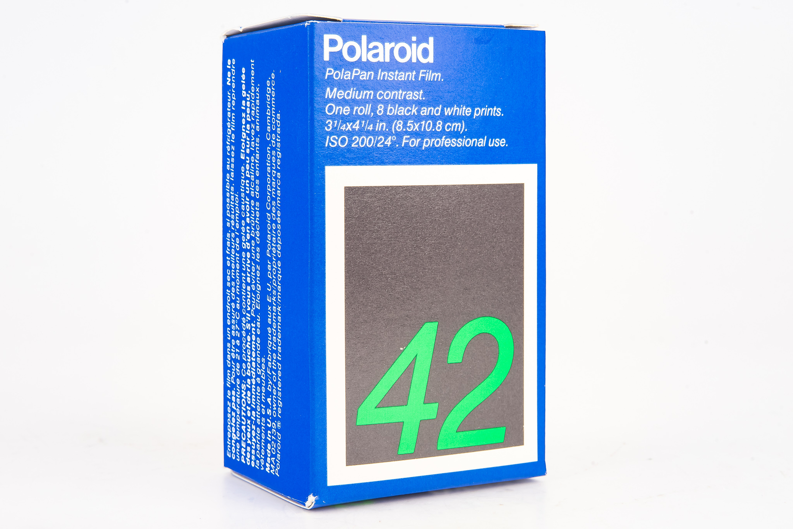 Polaroid INSTANT Roll Film Type 42 B&W 3 1/4 x 4 1/4'' Exp 1988 5 BOXES WORKS !