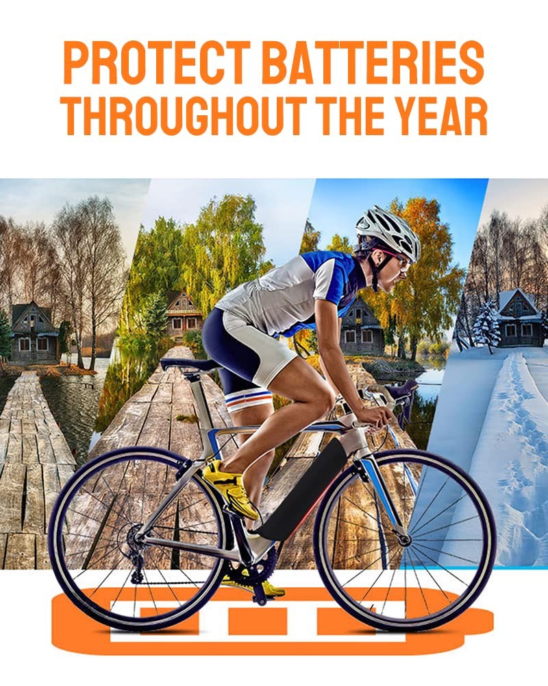 Large Size Ebike Battery Cover Waterproof Bicycle Frame Battery Protector Cover