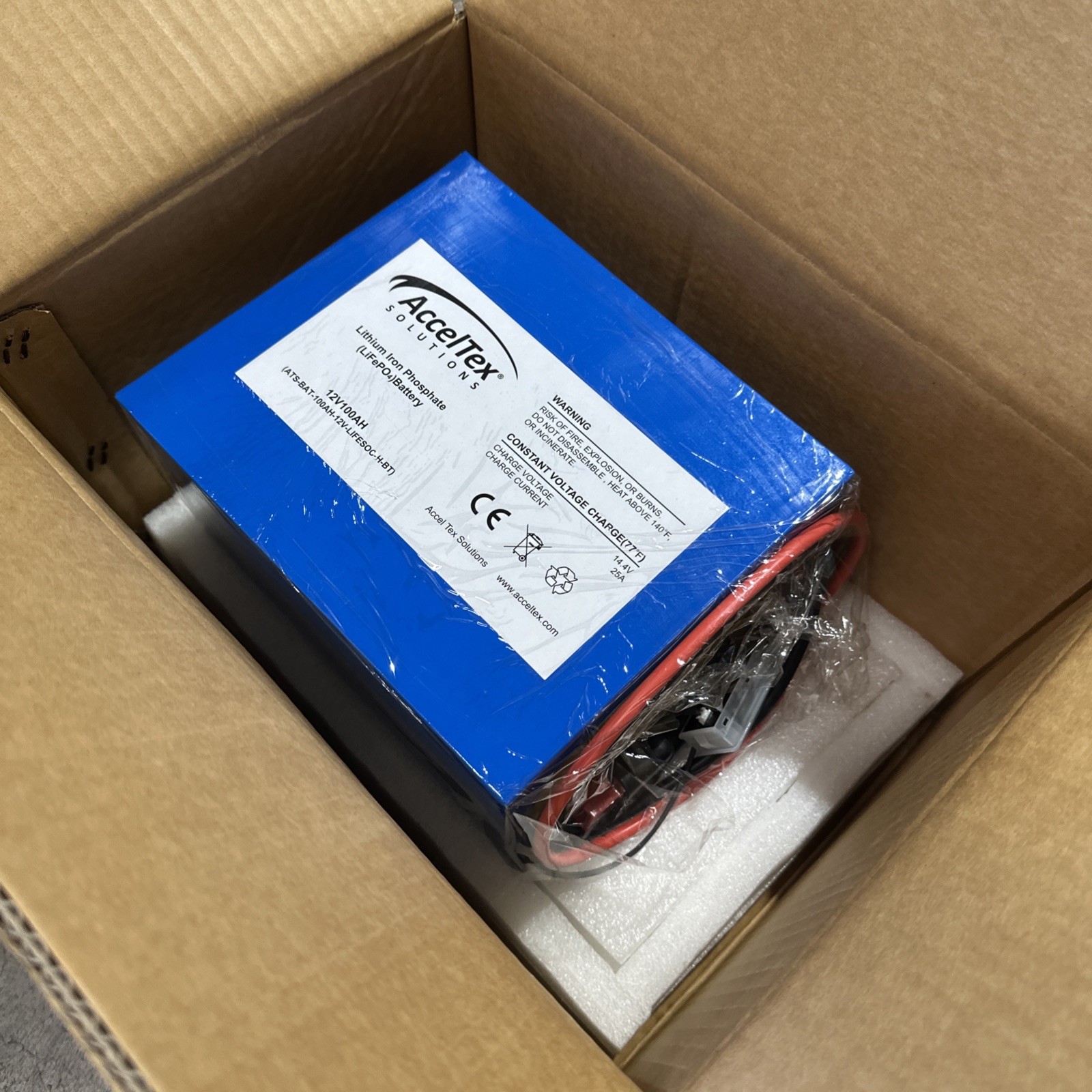 🔴 ATS-BAT-100AH-12V-LIFESOC-H-BT LiFePO4 Battery 12V 100Ah w/ Heater‼️