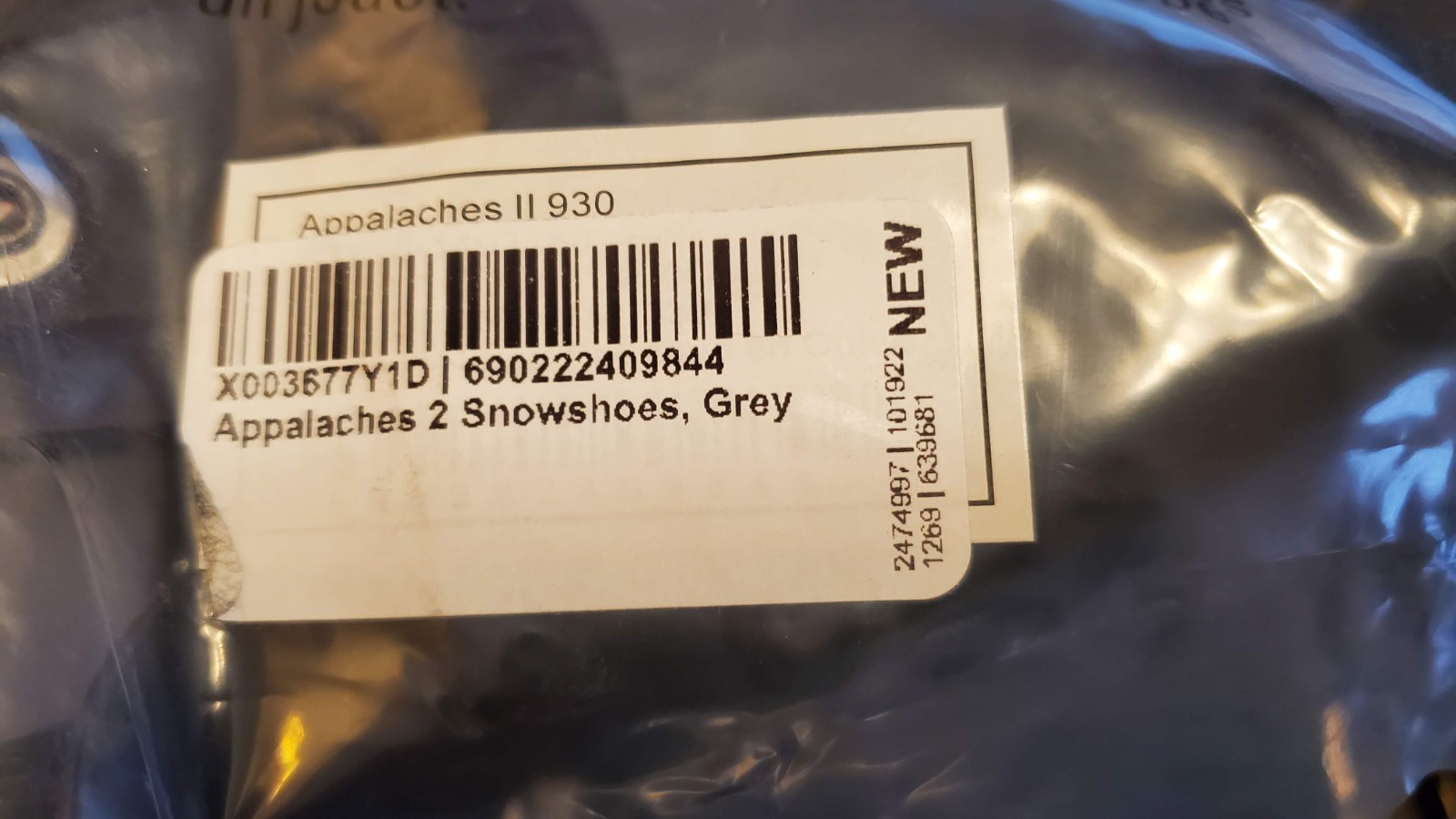 Louis Garneau Men's Appalaches II 930 Snowshoes, Gray (User Weight 150-250lbs)