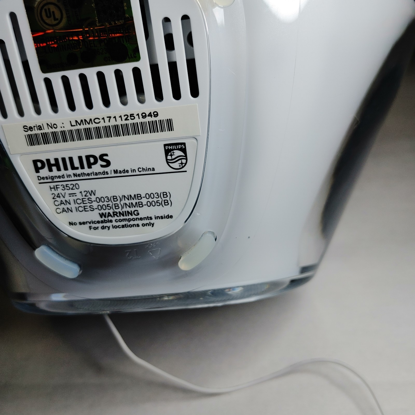 Philips SmartSleep Wake Up Light Clock Alarm Sunrise Sunset Simulation HF3520