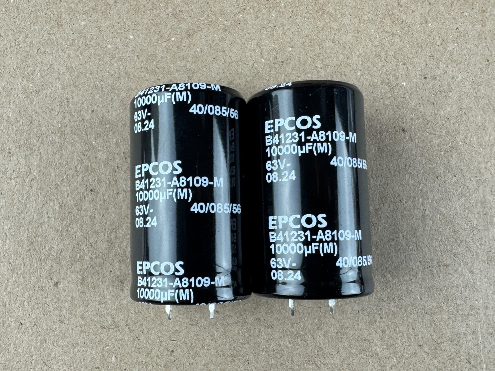 2 Replacement Main Filter Capacitors 10000 uf 63v 30mm Diameter Epcos