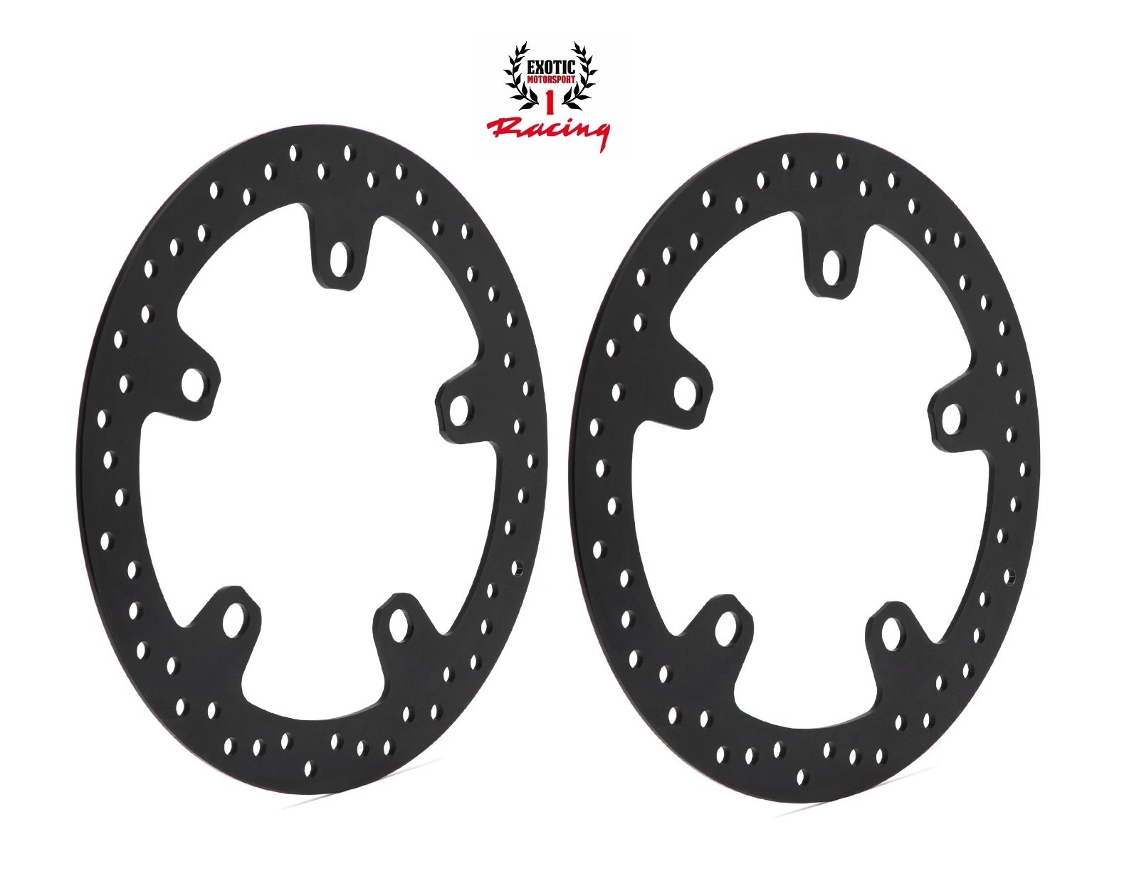 Black 12.6" Front Brake Rotor For Harley 2024 2025 Street Glide Road Glide FLTR