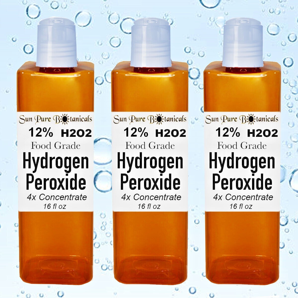 Hydrogen Peroxide H2O2 11.99% - Many Sizes Priority Shipping!