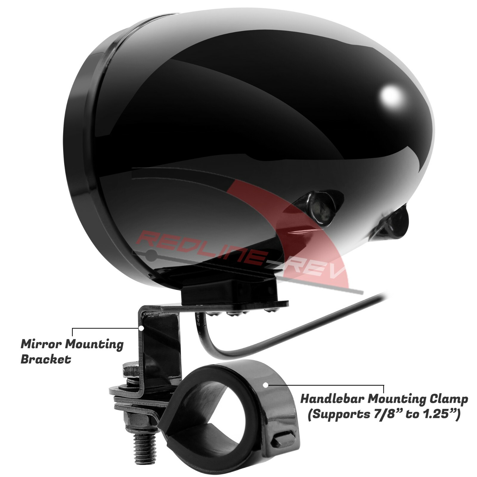 Refurb Bluetooth Motorcycle Stereo Speakers Audio Amplifier System ATV Golf Cart