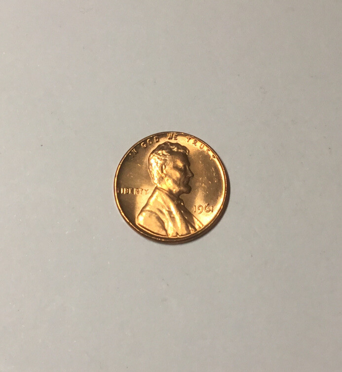 1961 P Lincoln Memorial Cent BU Nice Coin FREE SHIPPING