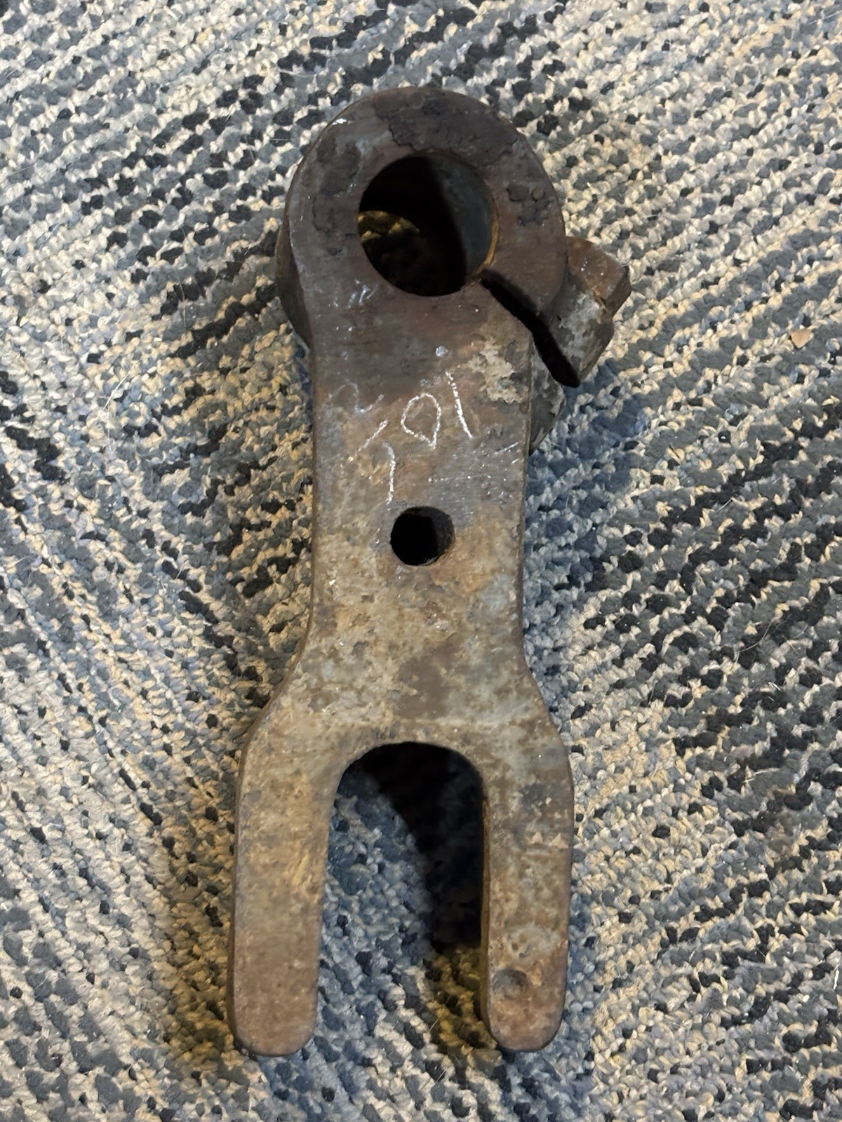 Vintage Canedy Otto No 10 1/2 Blacksmith Post Drill Table Support 1 1/4 shaft