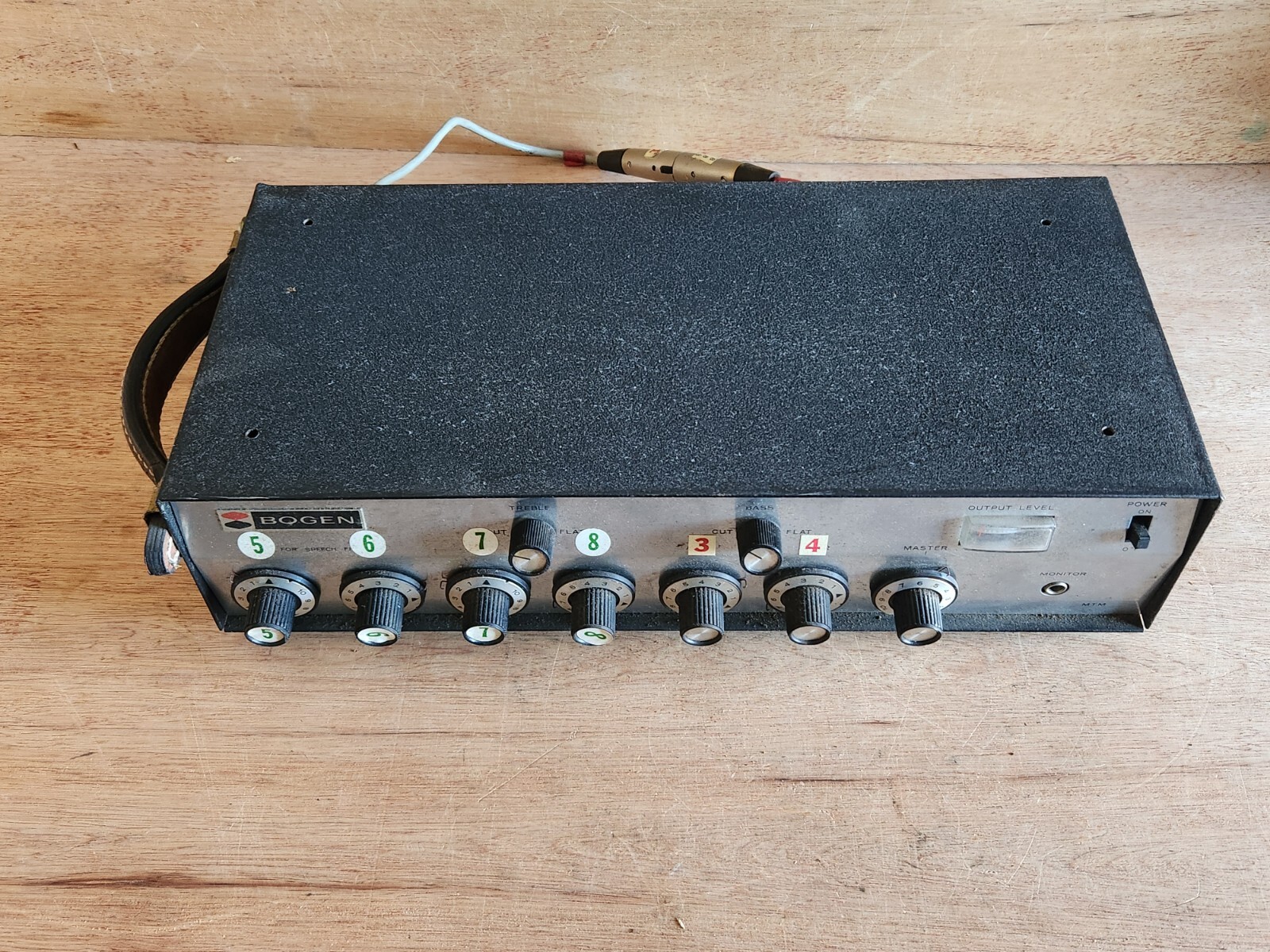 Bogen MTM Transistor Mixer Preamplifier Parts Repair A-86 Vintage USA Untested