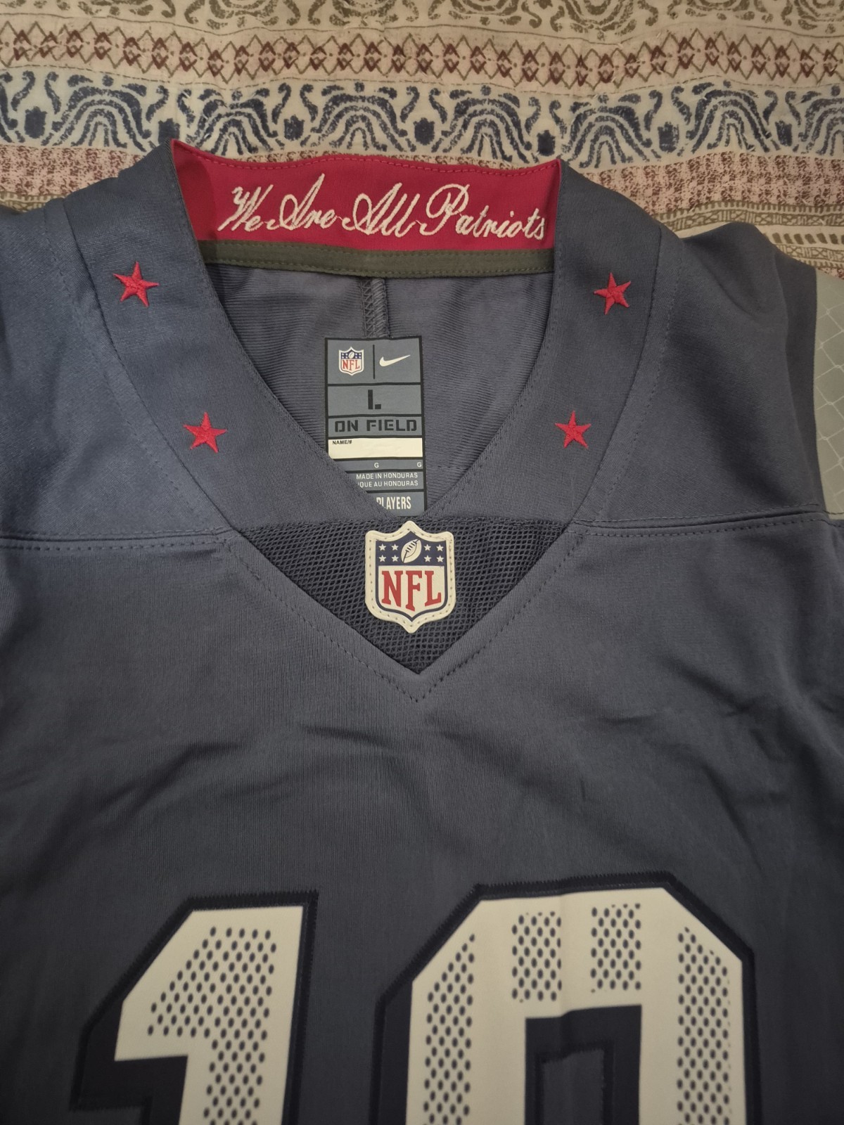 Drake Maye #10 N.E Patriots Nor easter F.U.S.E. LIMITED Rivalries New 2025 Large