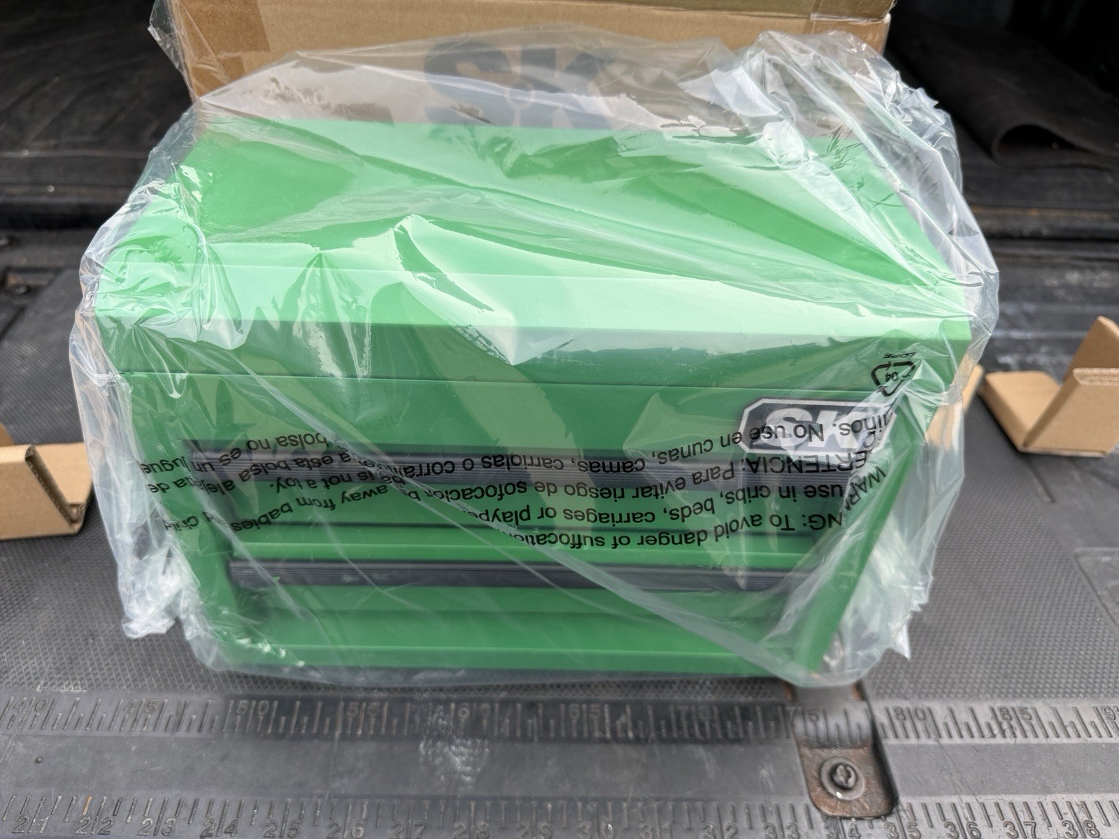 SK Tools S-K Green Table Top Tool Chest Toolbox Sk86101 86101 Nos