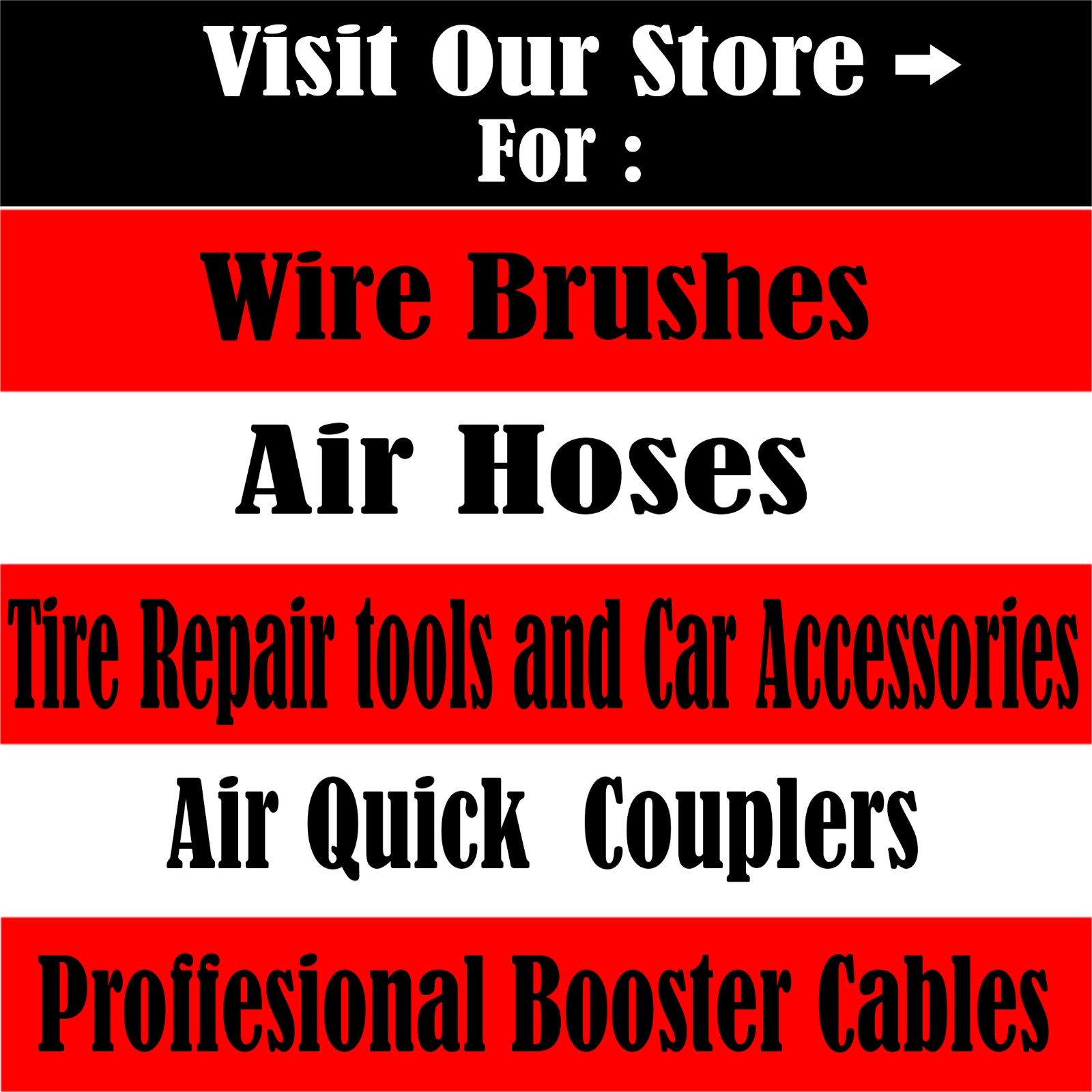 Industrial Heavy duty 40 Feet 1 Gauge Booster Jumper Cables + tire repair kit