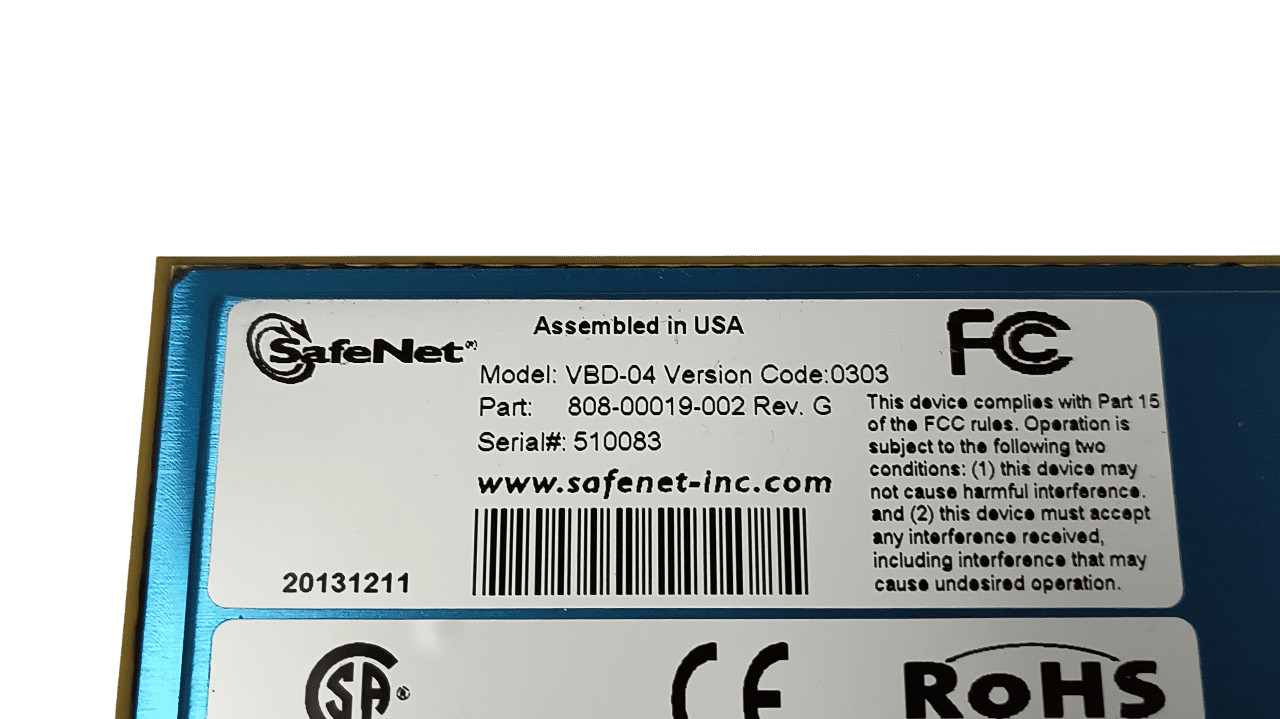 SafeNet VBD-04 High-End Intelligent PCI-E Security Module 808-00019-02