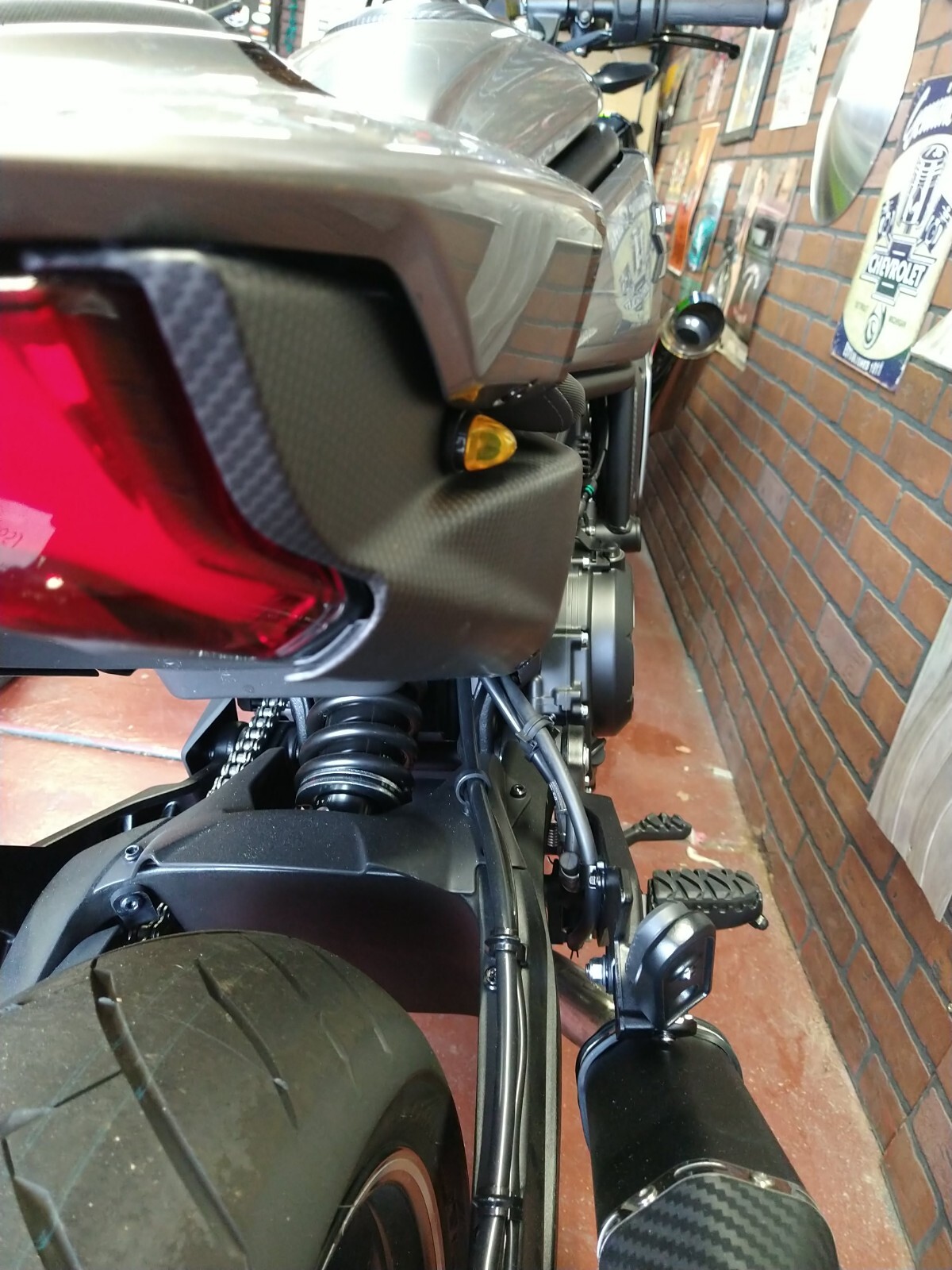 Cfmoto 700 CLX Sport / Heritage License Plate Relocator Bracket/W Turn Signals