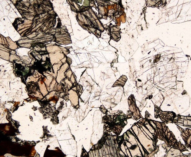 20pcs Geology Study Mineral Thin Section Prepared Microscope Rock Slides