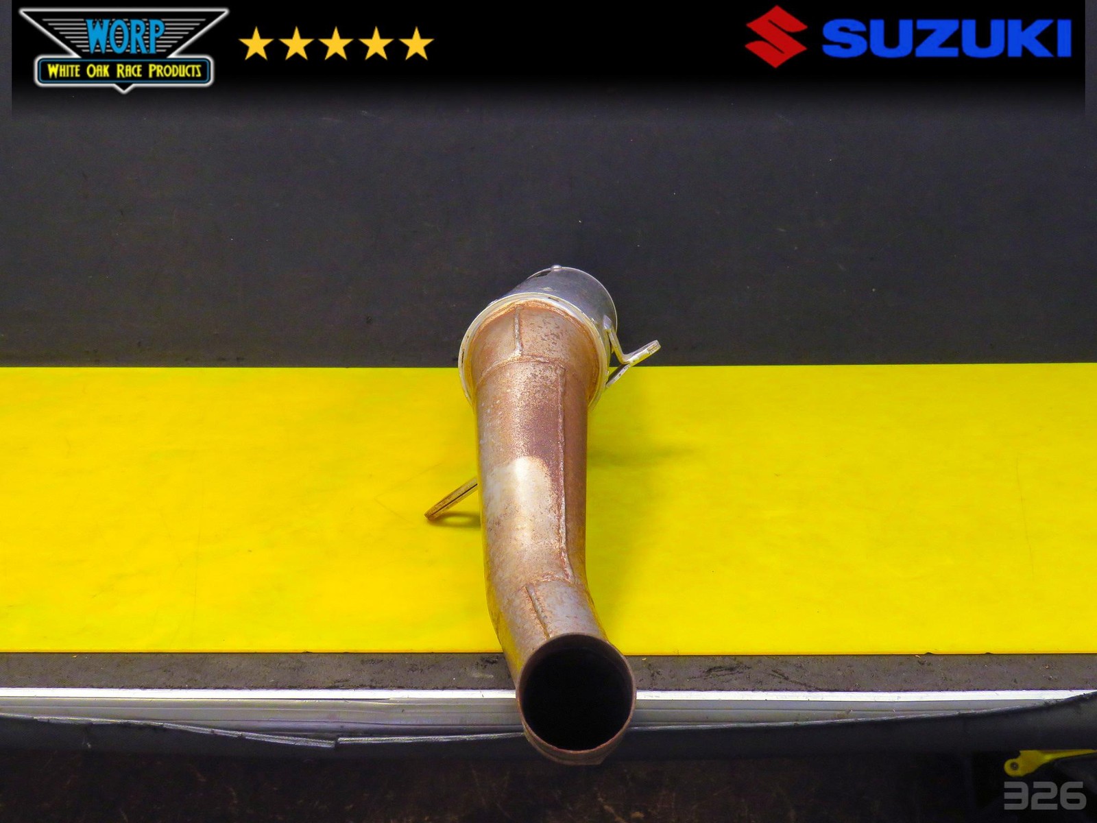 2003 SUZUKI QUADSPORT LTZ400 KFX DVX CT RACING SUPERTRAPP STYLE EXHAUST MUFFLER
