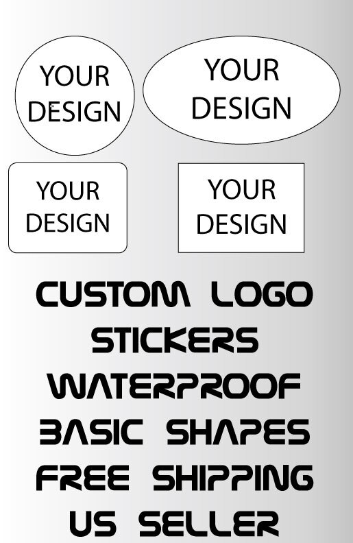 Custom Logo Stickers Product Labels Die Cut Stickers Custom Stickers Bulk Decal