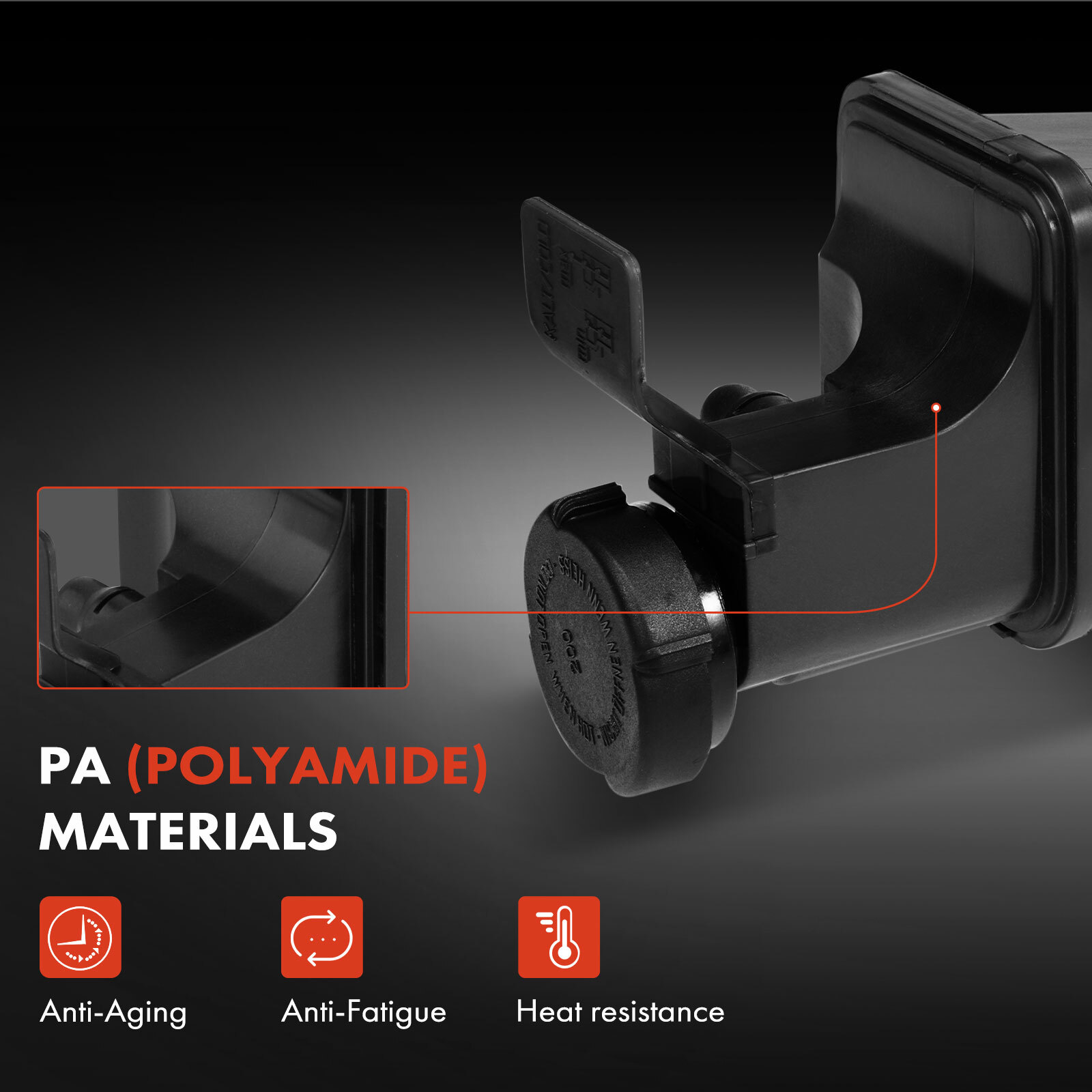 Overflow Coolant Reservoir Expansion tank with Sensor & Cap for BMW E46 E83 E53