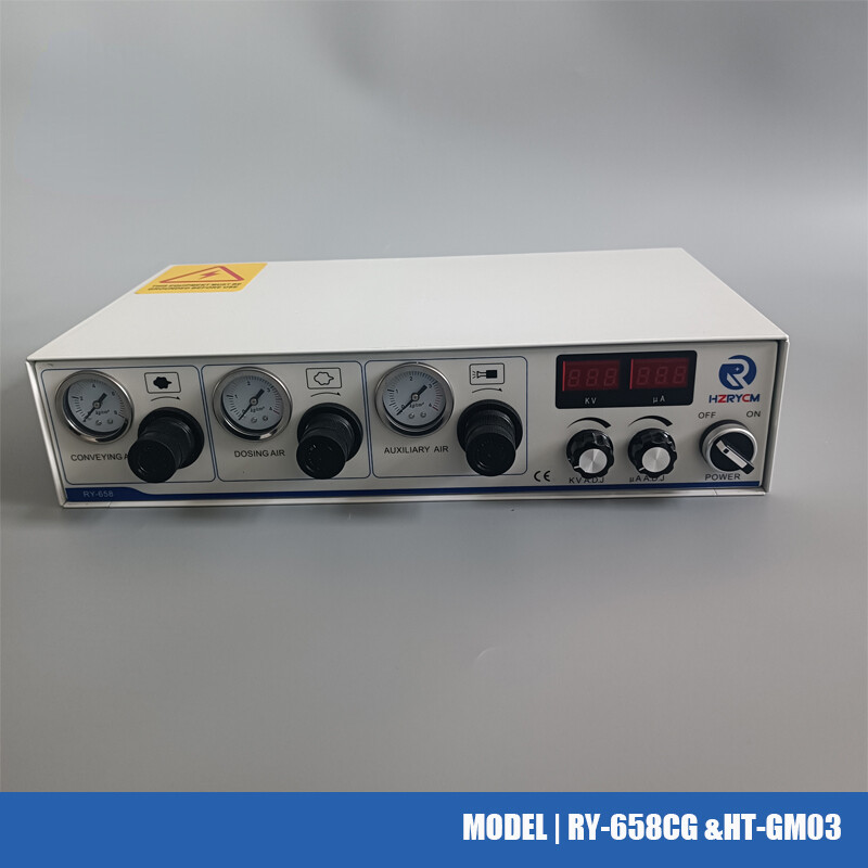 GM02 Powder Coating Gun Kit And Electrostatic Powder Coating Machine