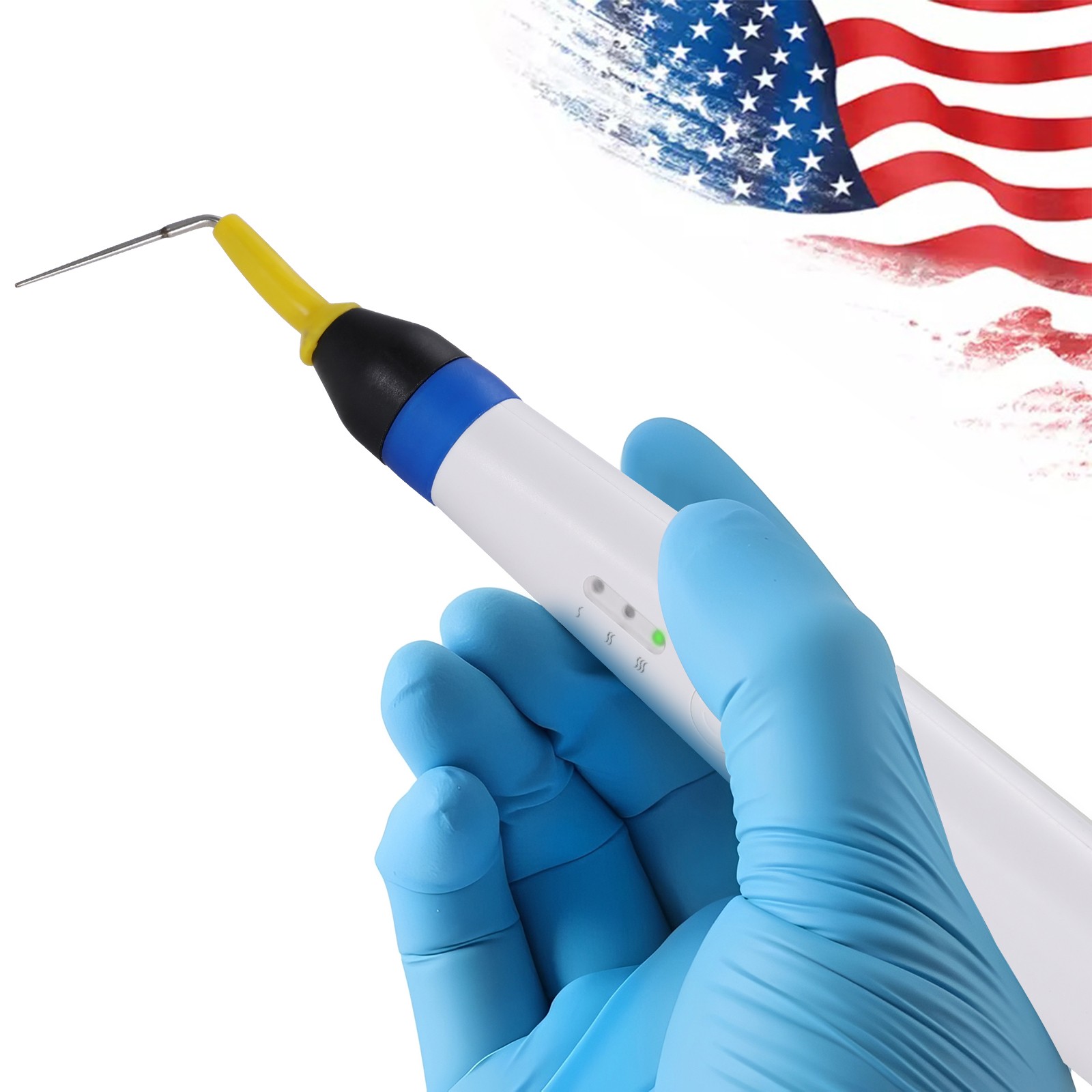 USA Dental Gutta Percha Obturation System Endo Heated Pen Cordless with 2Pc Tips