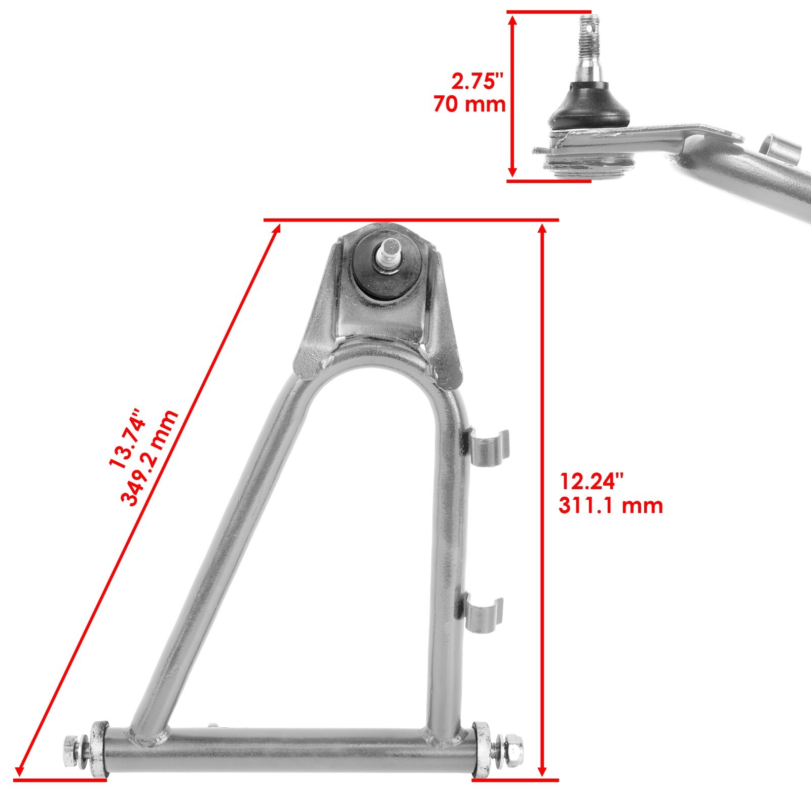 Front Upper and Lower A-Arm Set for Yamaha Banshee 350 YFZ350 1991-2003