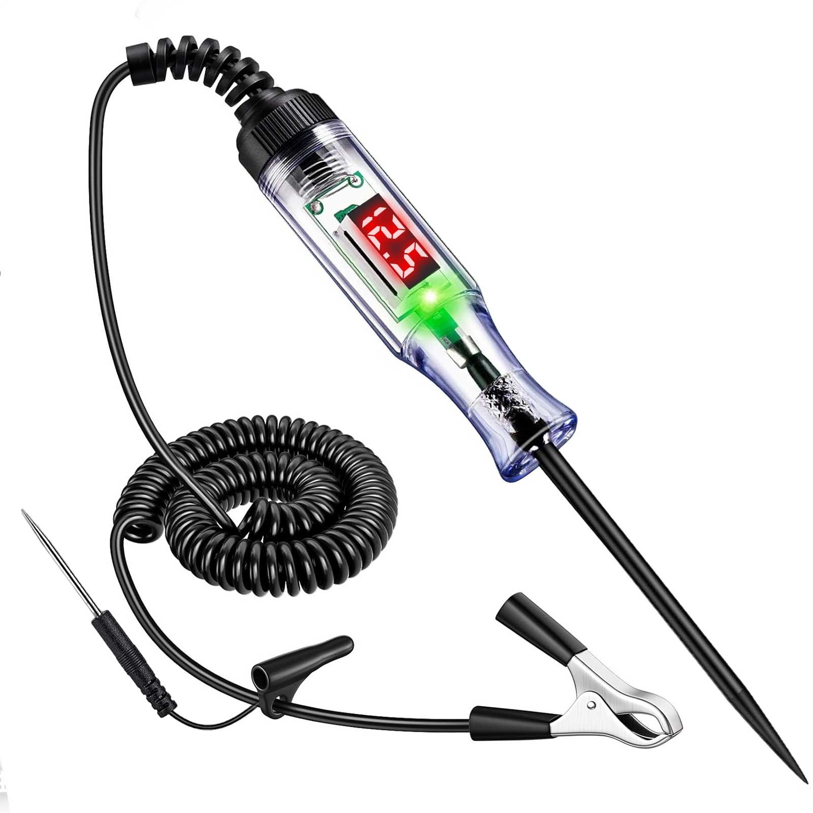 3V-120V Digital Automotive Circuit Tester LED Test Light Voltmeter Polarity Pen