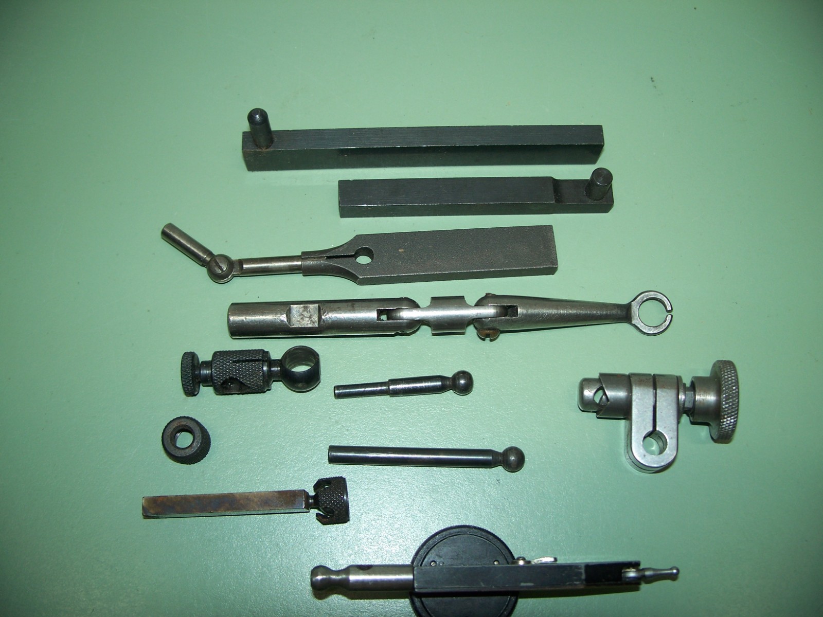 MACHINIST TOOLS LAST WORD GEM AND SPOT ON INDICATORS WITH MISC. CLAMPS