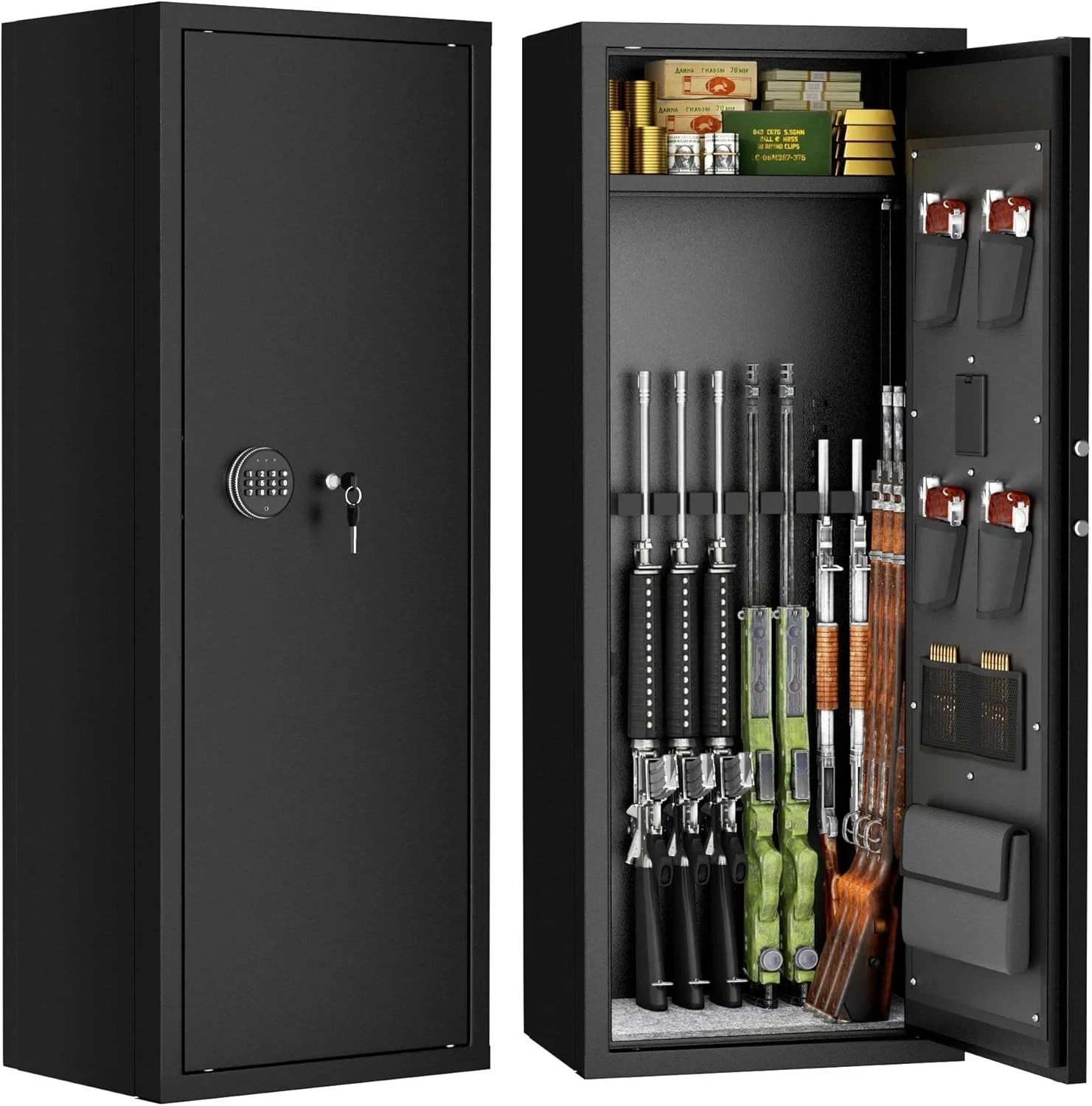 12-15 Gun Safe for Rifles, Fireproof Gun Safe for Rifles and Pistols