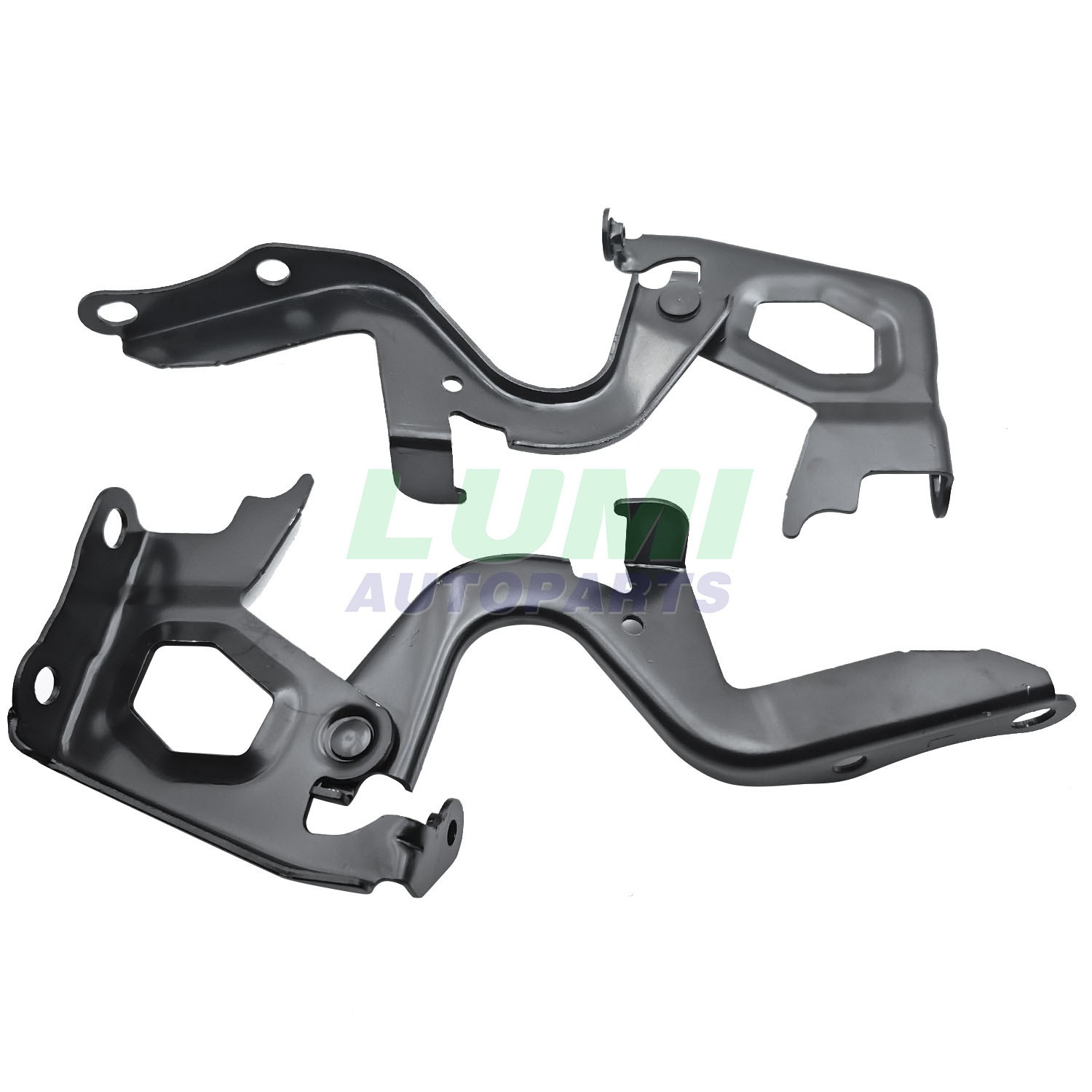 2PCS Black Hood Hinge Right Left For 13-18 Toyota RAV4 TO1236179 TO1236180 2013