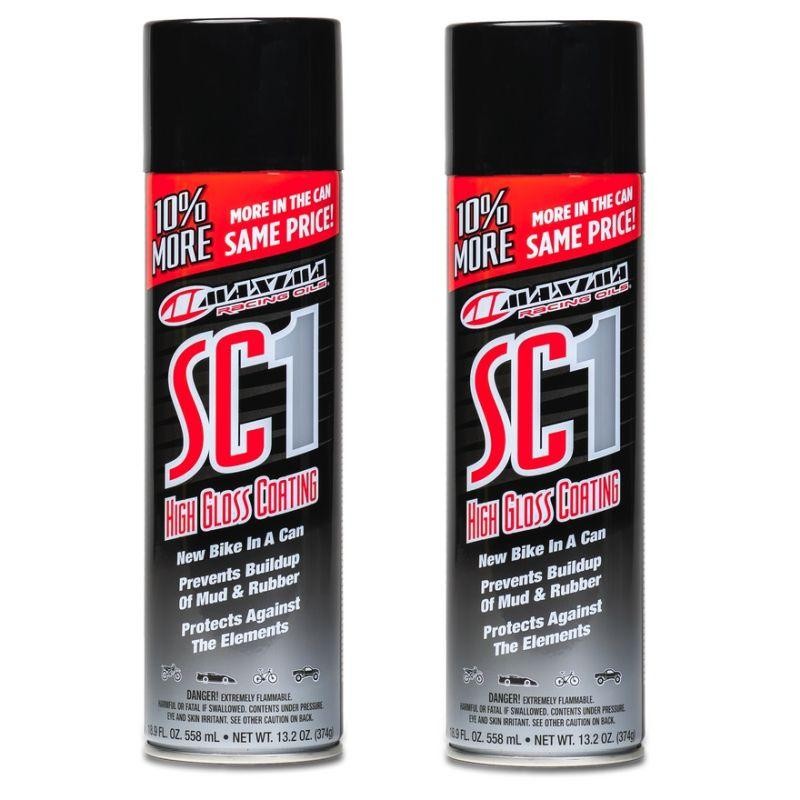 Maxima SC1 High Gloss Clear Coat Silicone Spray 18.9oz Detailer 2-Pack