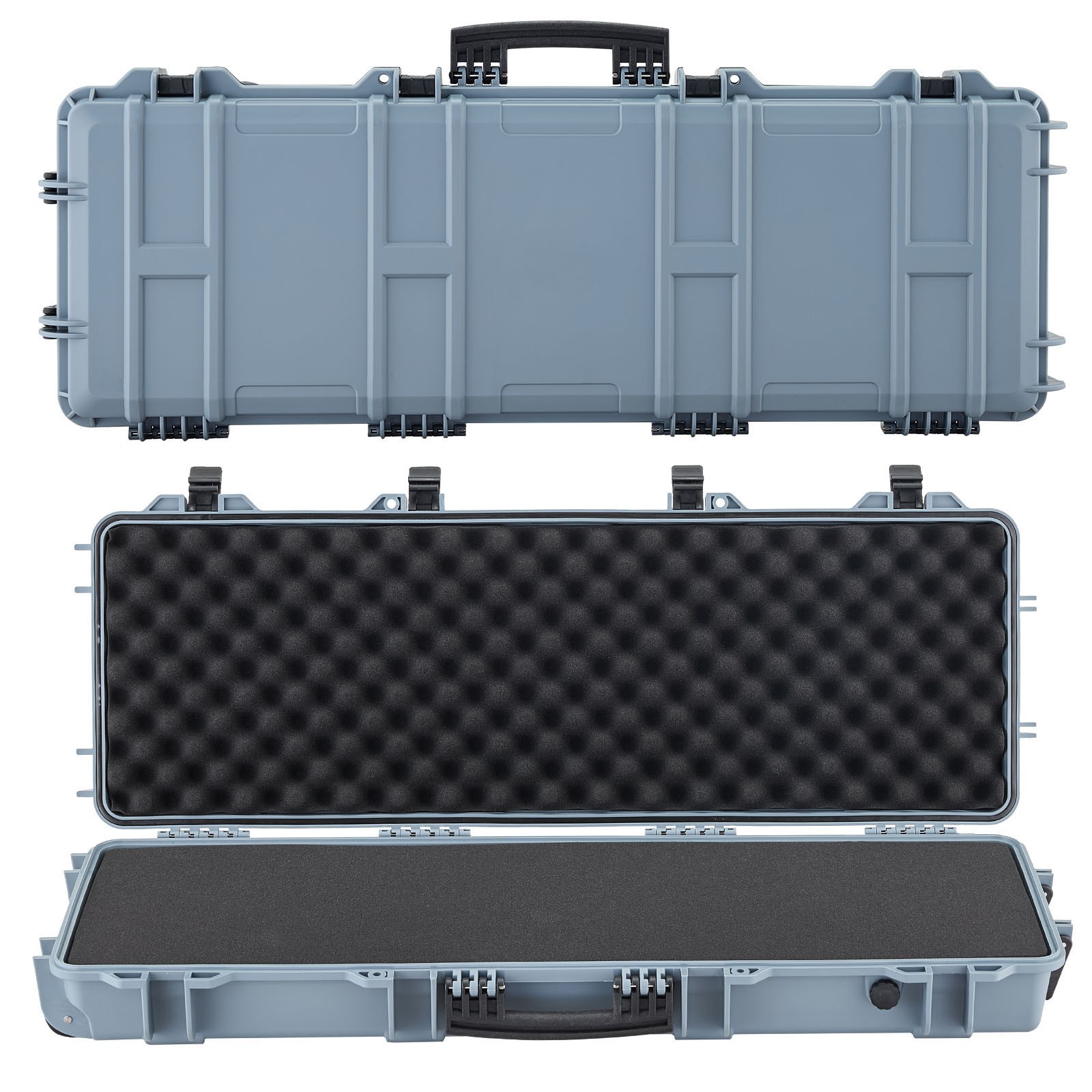 Uimoso Durable Hard Rifle Case with Waterproof Design &Customizable Foam Inserts