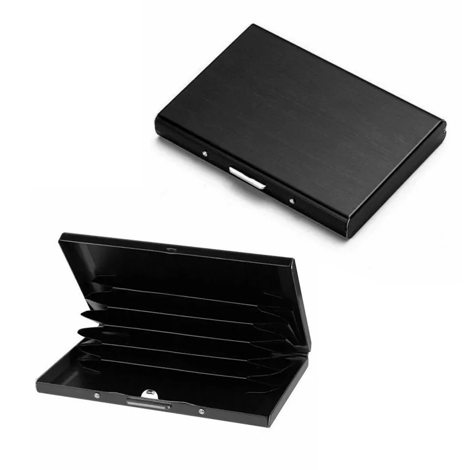 Credit Card ID Holder Slim Money Travel Wallet Men Stainless Steel RFID Blocking