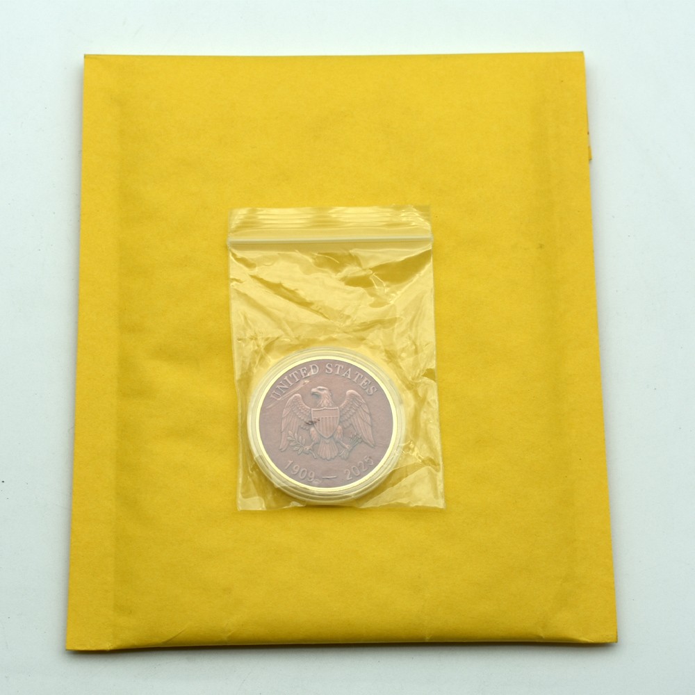 1909-2025 Final Penny Tribute Coin Lincoln Last One Cent Commemorative Medal