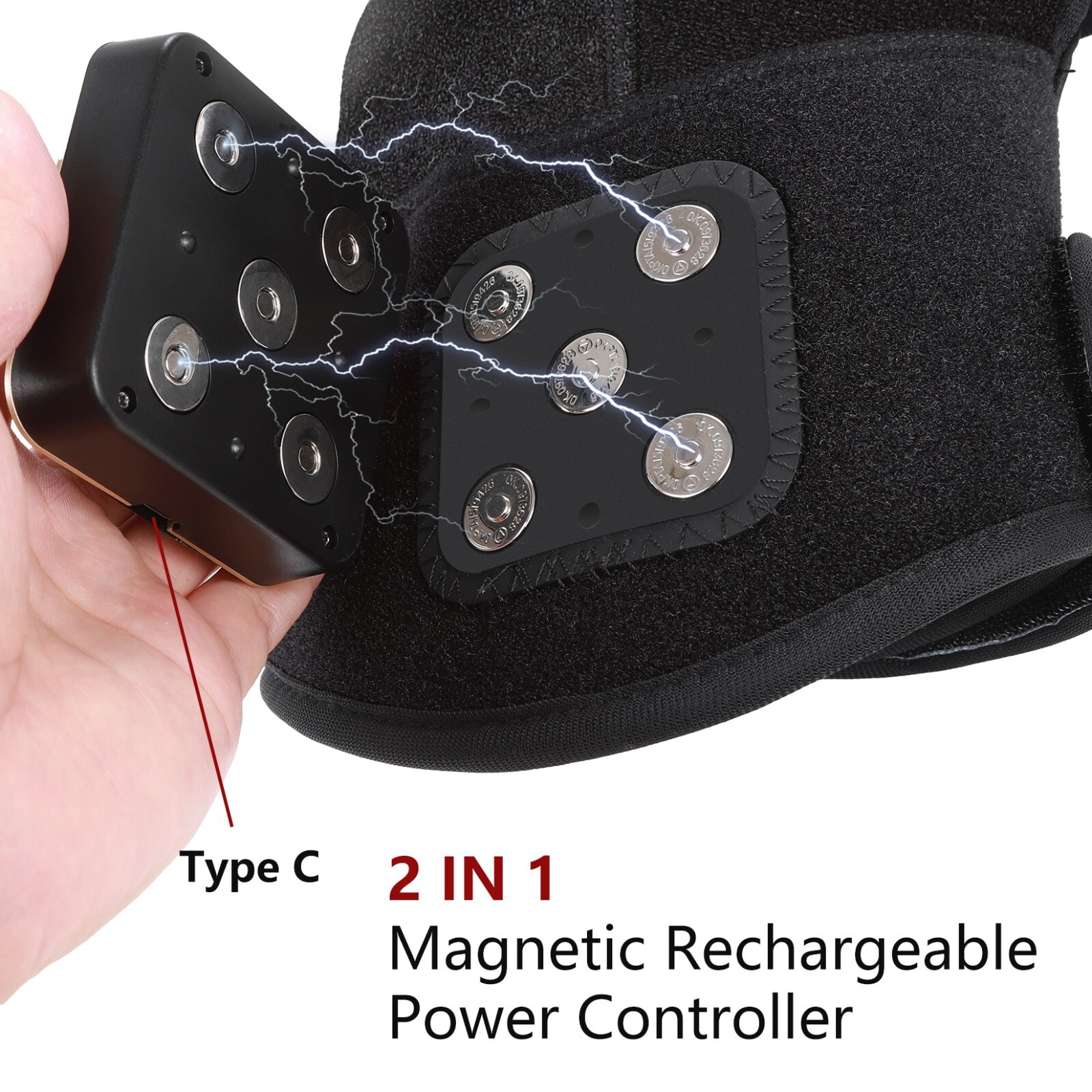 Near Infrared Red Light Therapy Device for Neck Back Pain Relief Shoulder Belt