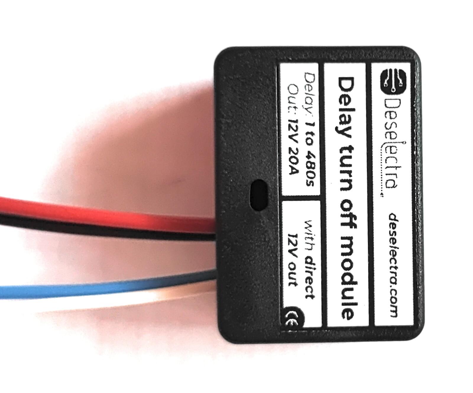 Car direct 12V out car timer switch time relay 1-480 sec kit delay off box 20A