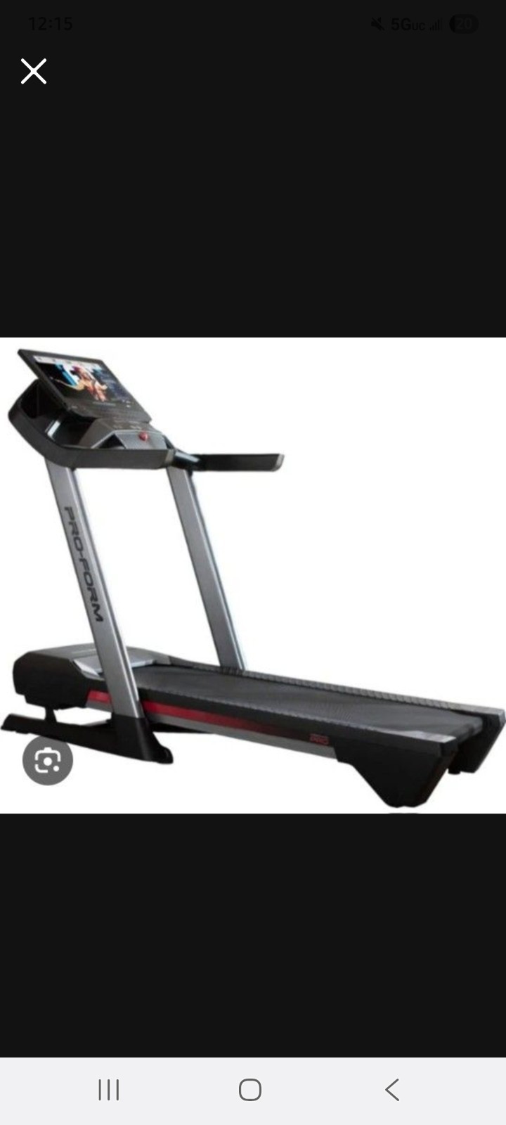 ProForm Carbon Pro 9000 Foldaway Treadmill with Touchscreen for Home Use