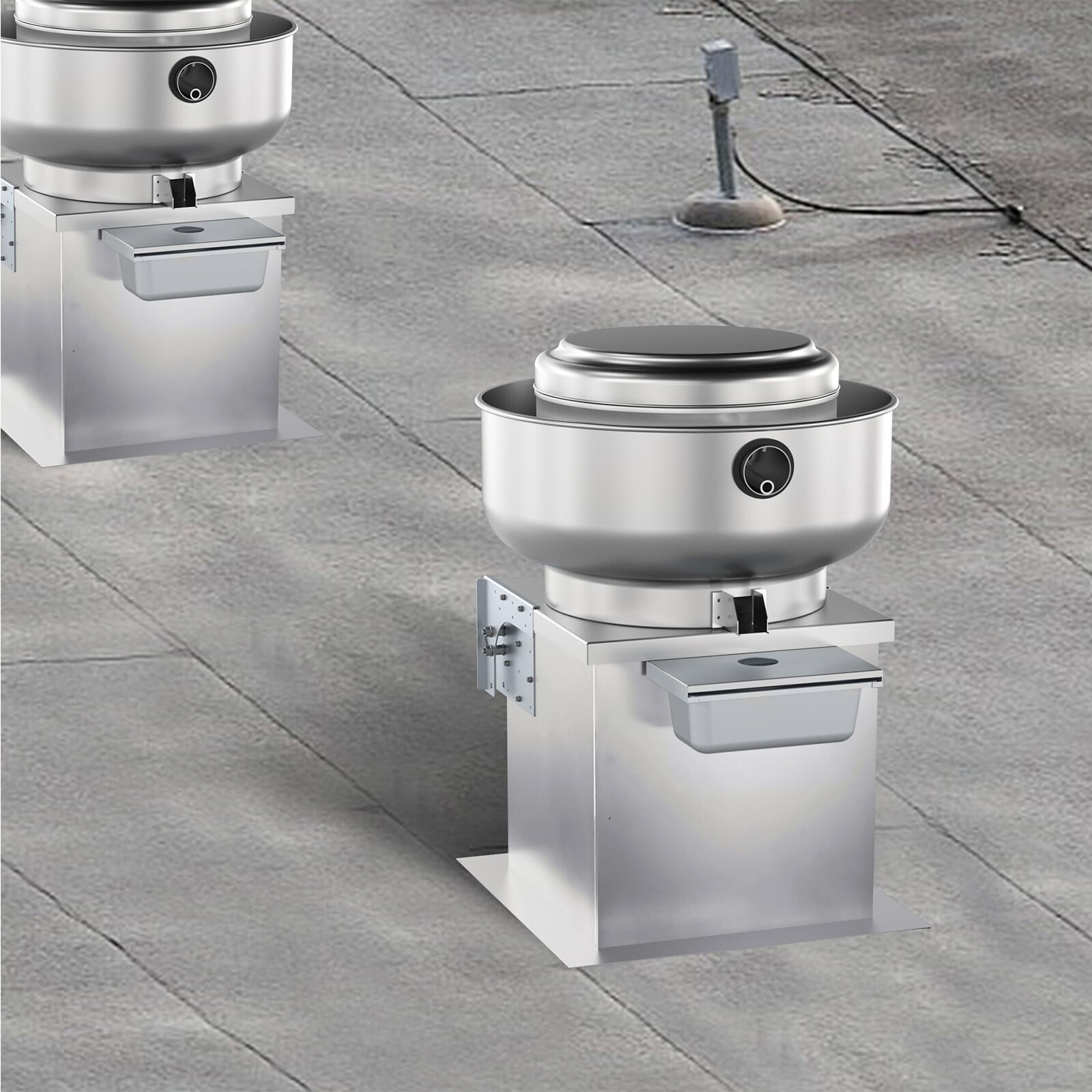 Roof Curb For Exhaust Fan 23” Square x 20”High Flat Bolt Curb 18 Gauge Galvanize