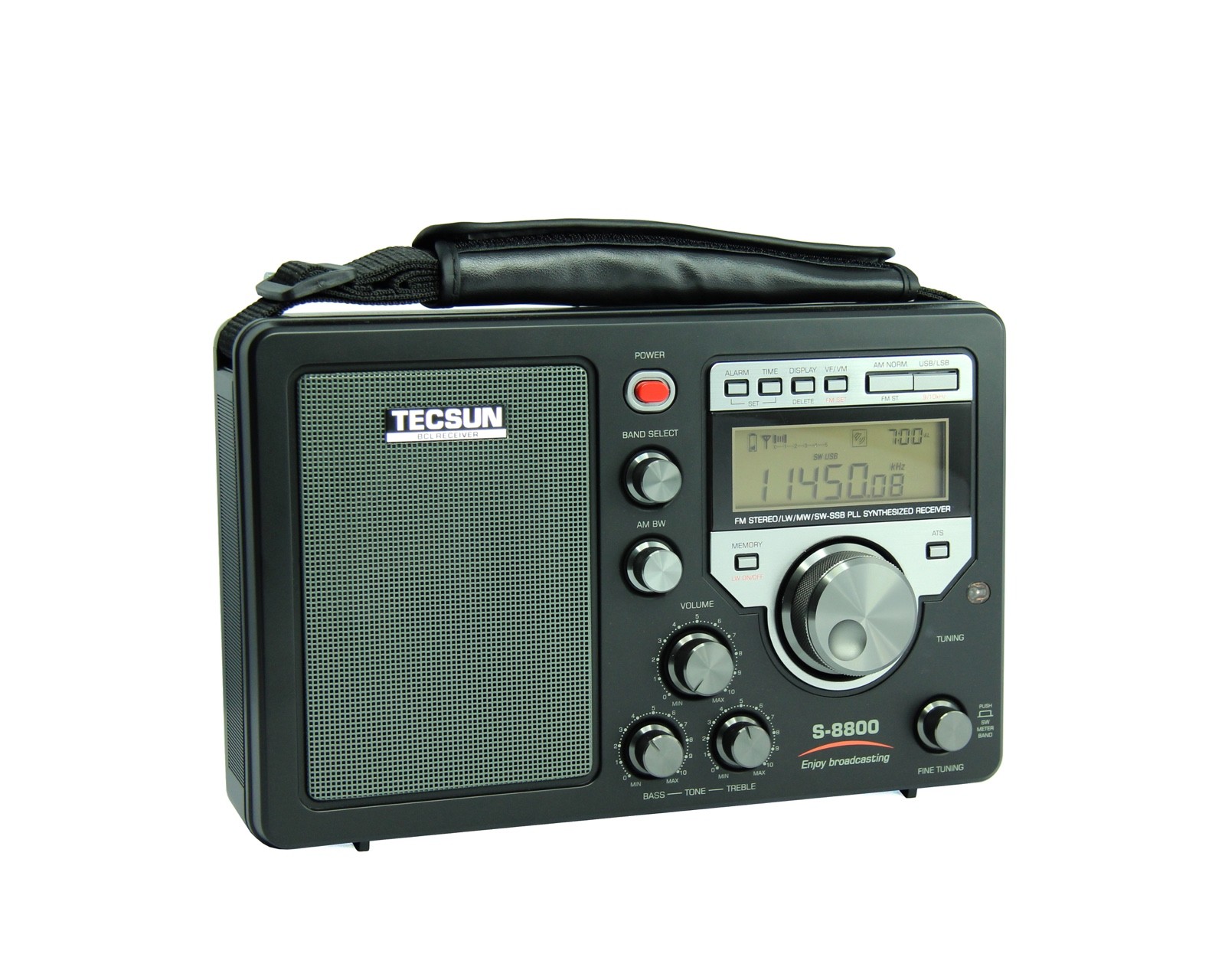 TECSUN S-8800 PLL DSP Triple Conversion AM/FM/LW/SW SSB Radio Receiver