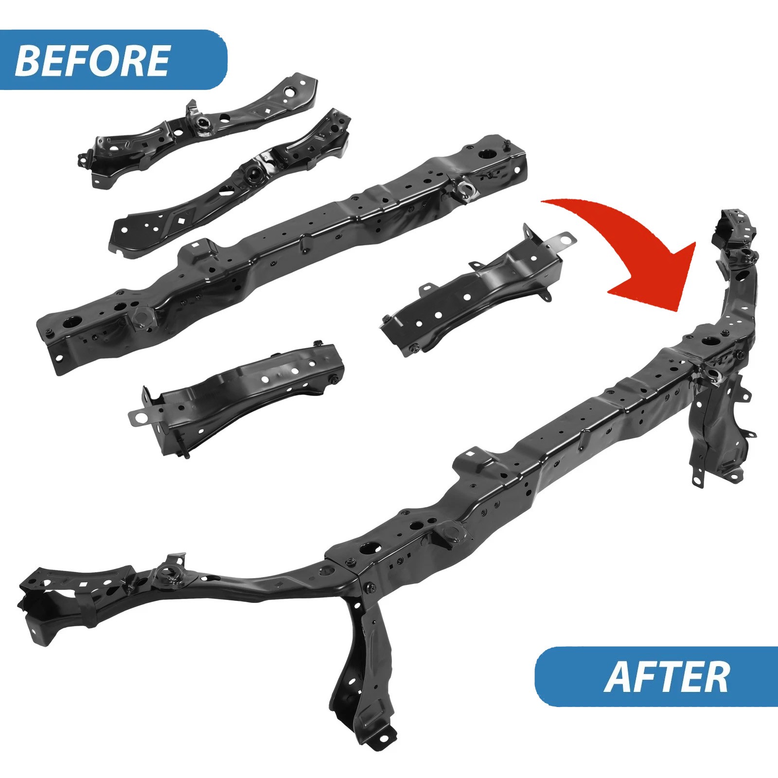 Front Upper Radiator Support For Chevy Trax Buick Encore 2018-2022 GM1225392