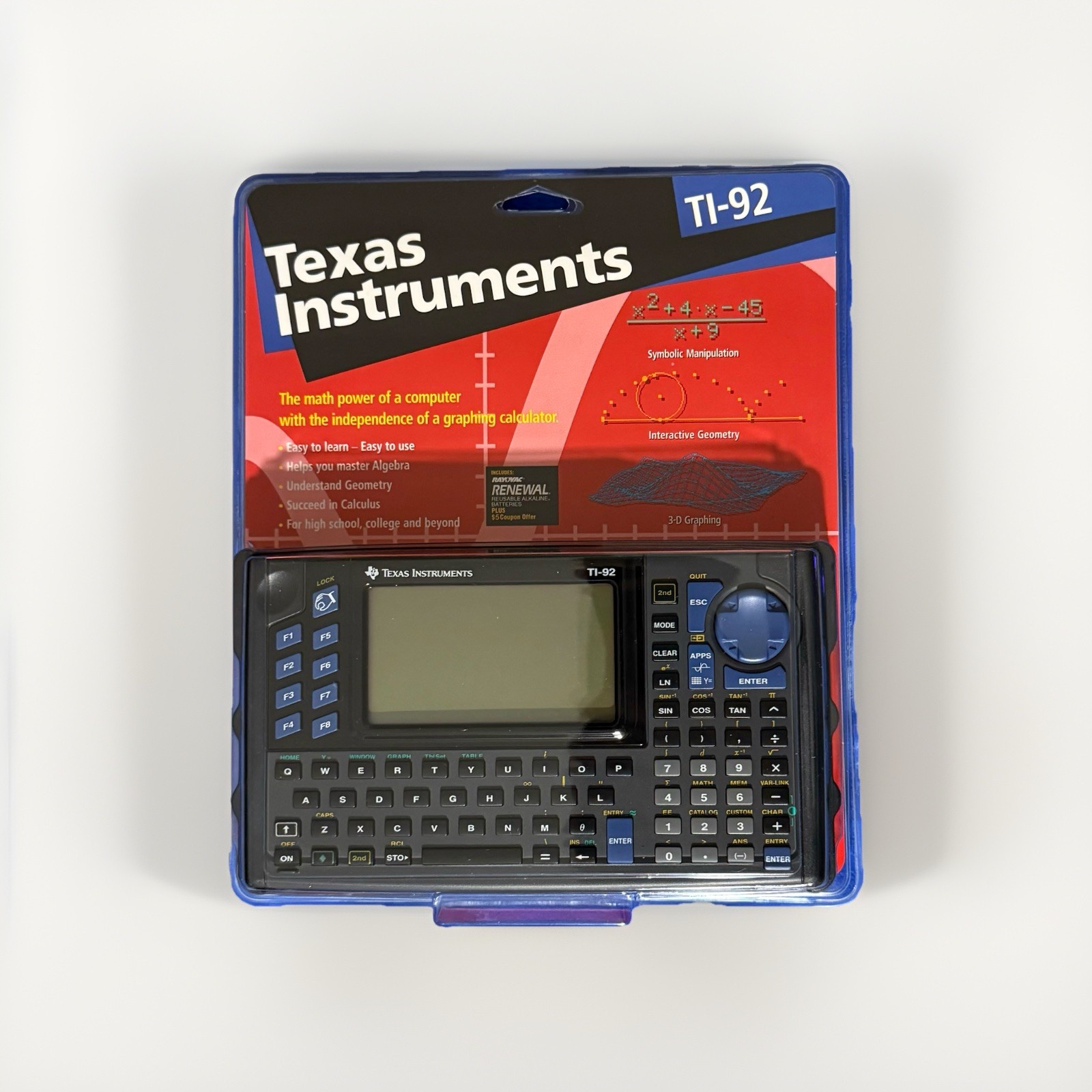 BRAND NEW DEADSTOCK SEALED Texas Instruments TI-92 Graphing Calculator
