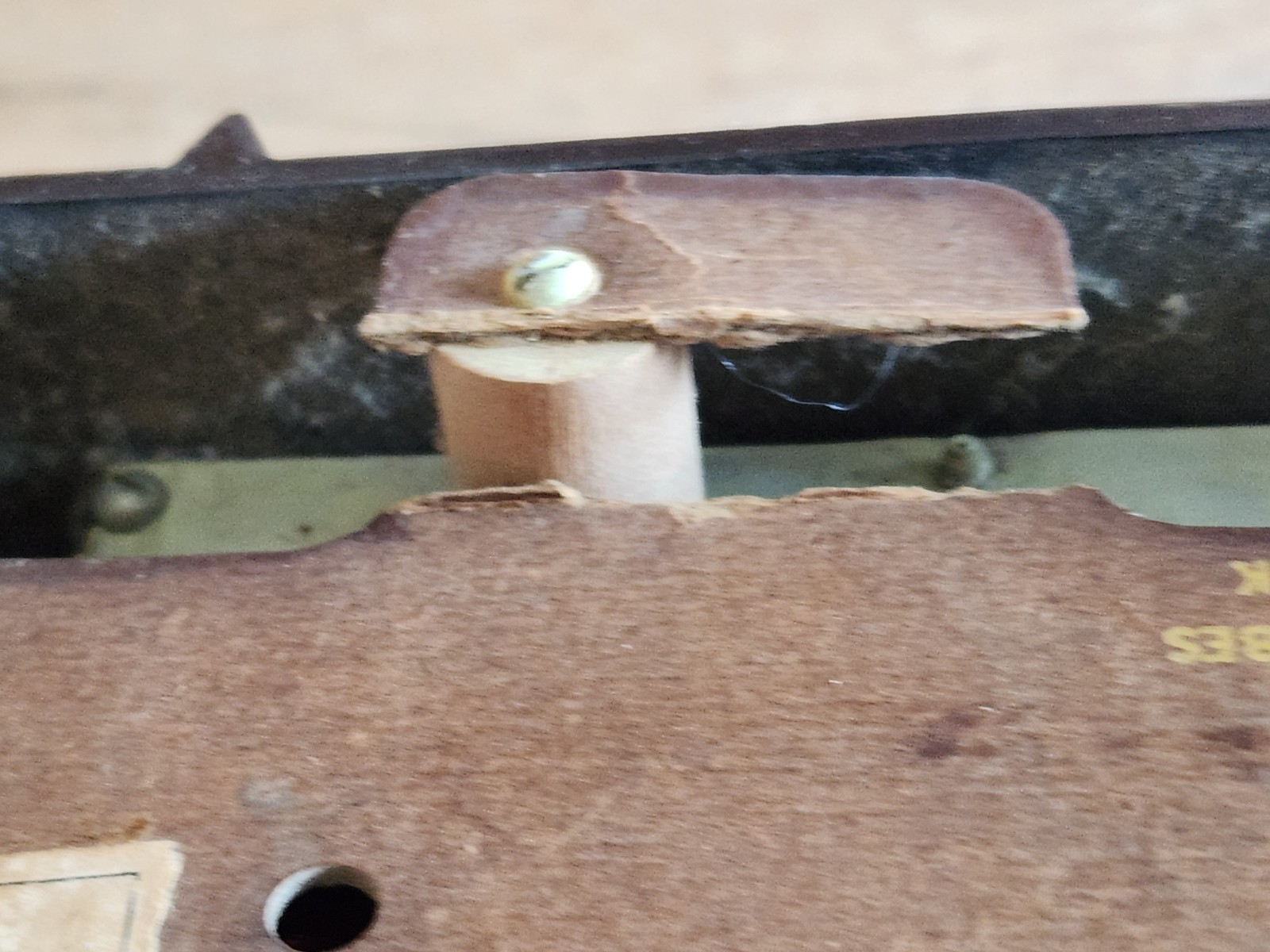 Federal Telephone + Radio Co. 1040TB 1947 Tube Radio Not Working Parts Brown Vtg