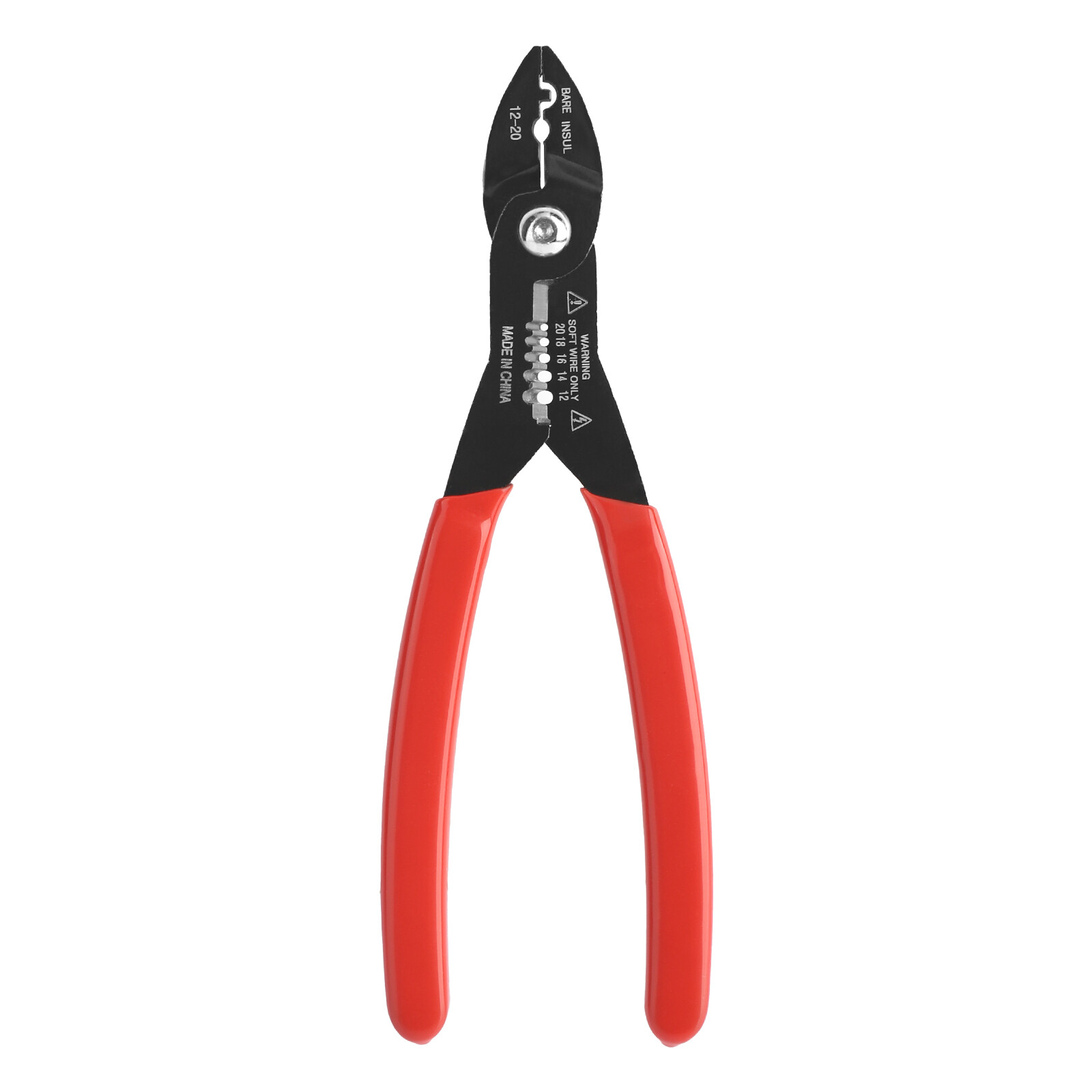 4 in 1 Wire Service Pliers Crimper Stripper Cutter Gripping for 12-20AWG Cable