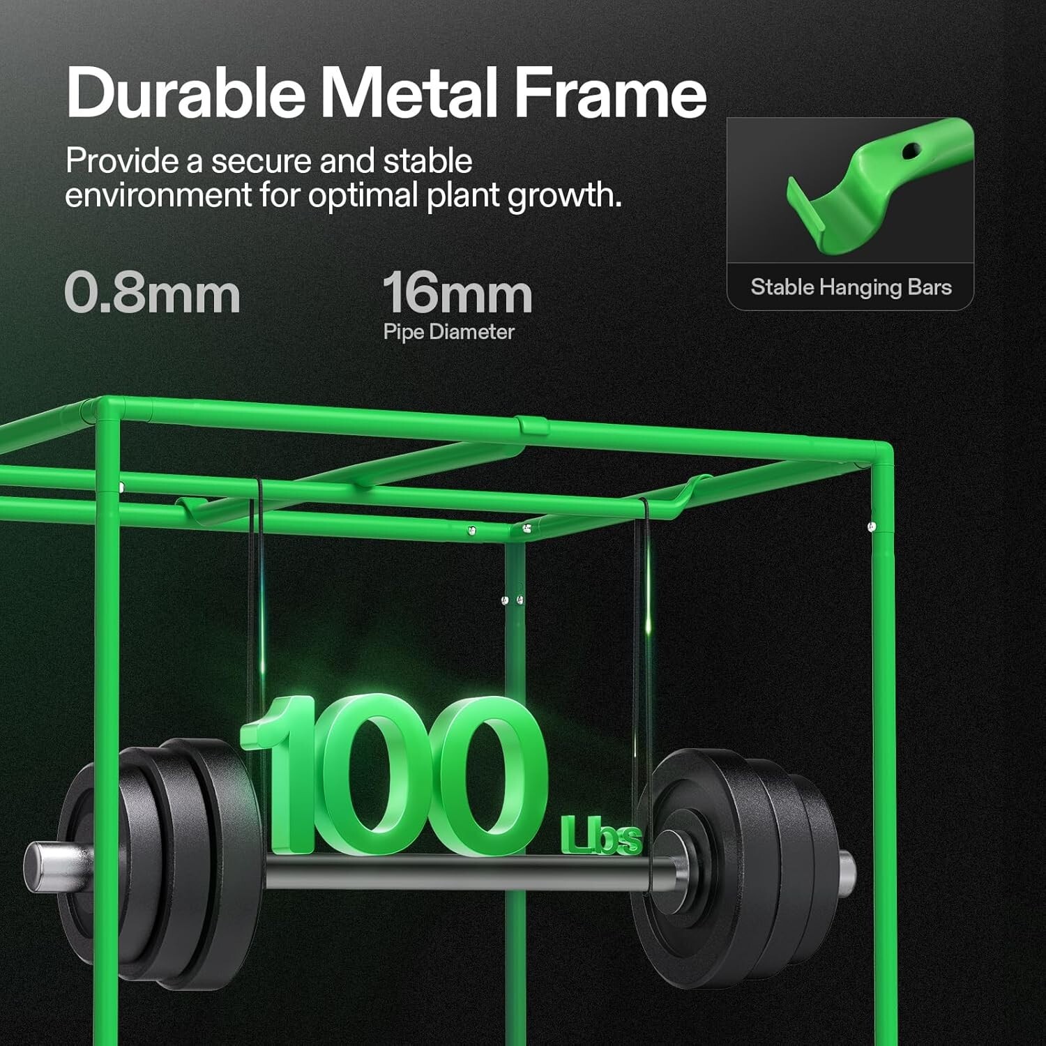 VIVOSUN VS4000 Led Light+48"X48"x80" Grow Tent W/4" Fan Complete Growing Kit