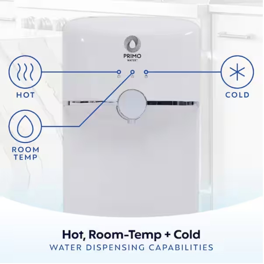 Brand New Primo Smart Touch Bottom Load Water Dispenser Hot Cold White 601324-C