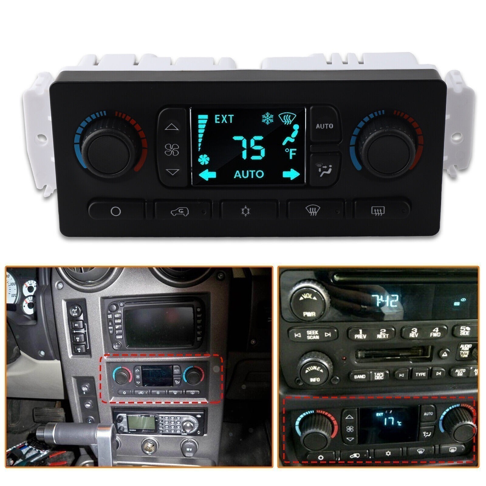 Upgraded Design AC Heater Climate Control Module 599-009 599-013 For Chevy */L