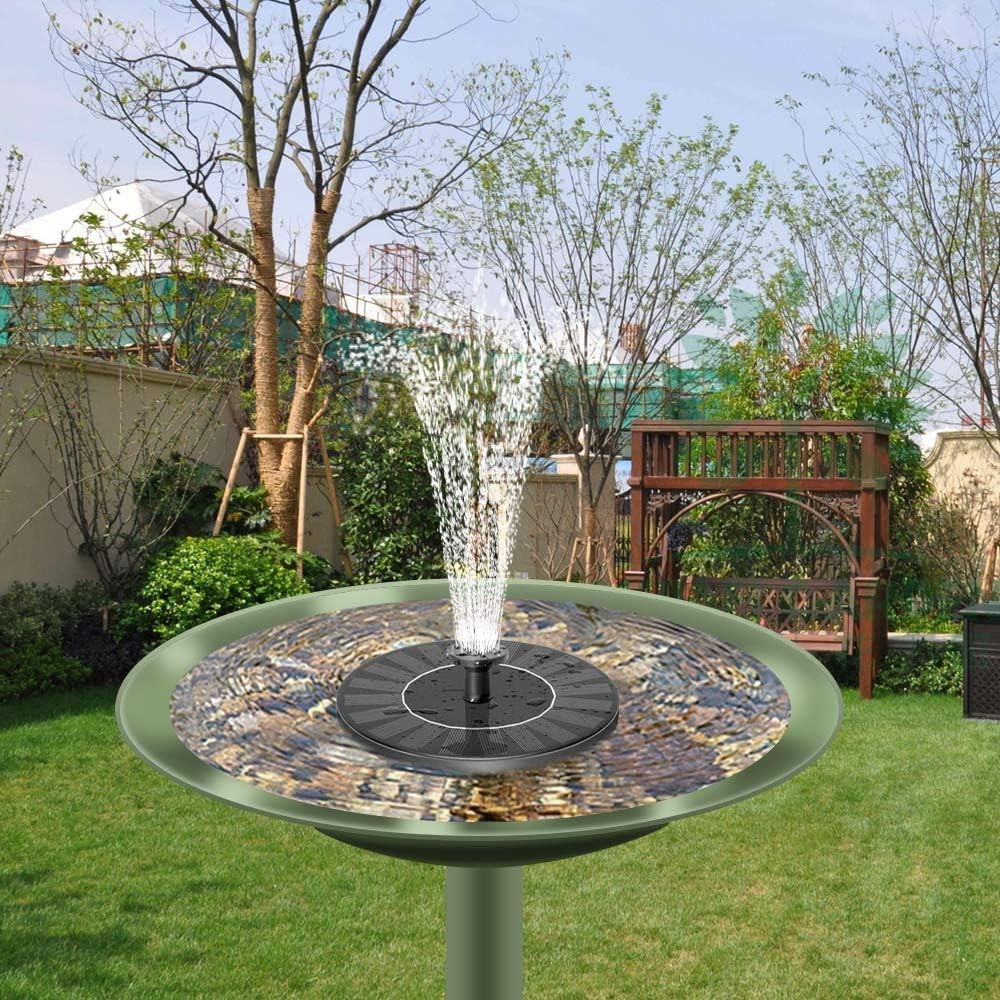 Solar Power Fountain Floating Water Pump for Bird Bath Pond