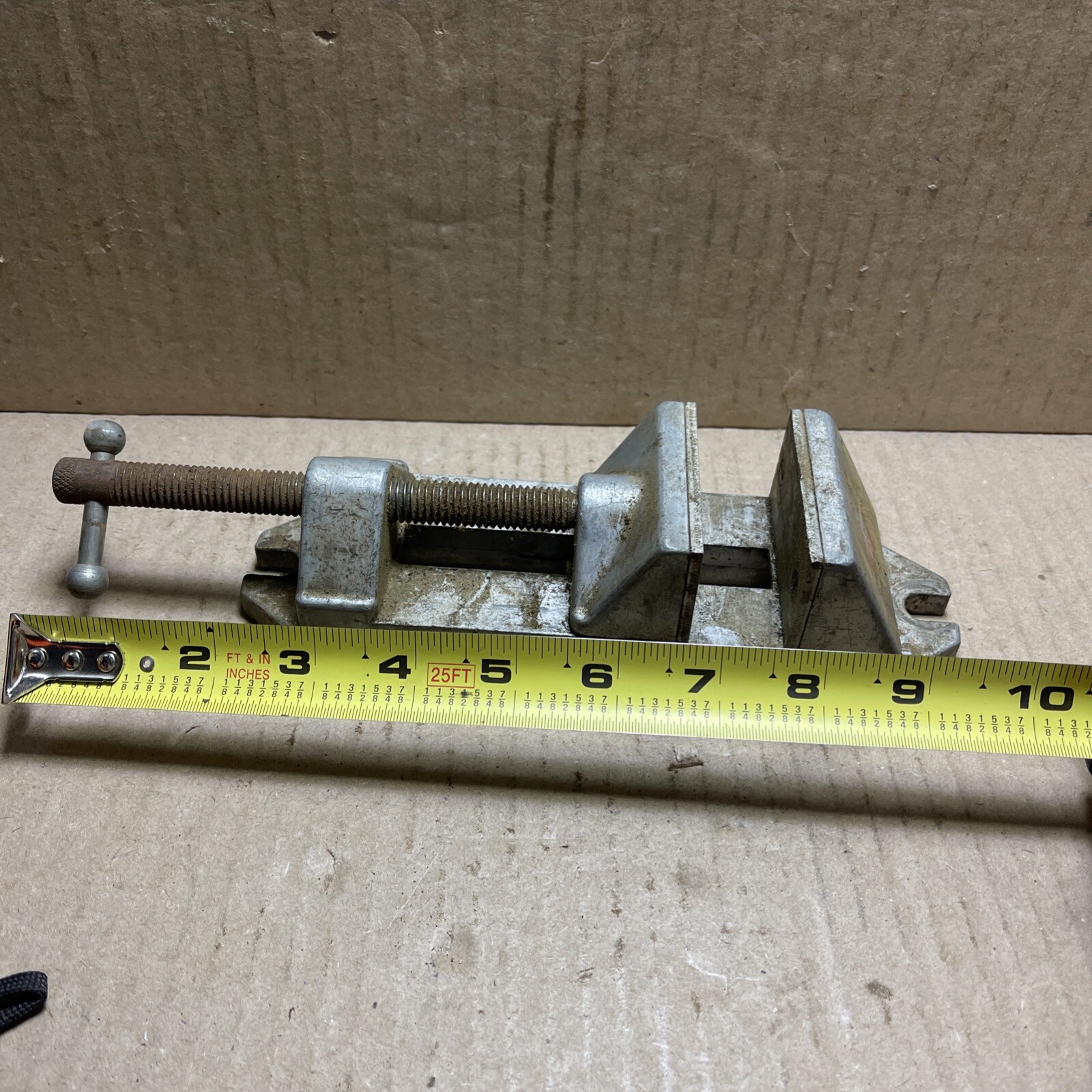 Vintage SEARS DUNLAP 2-3/8" Jaws Length aluminum drill press vise Working Great