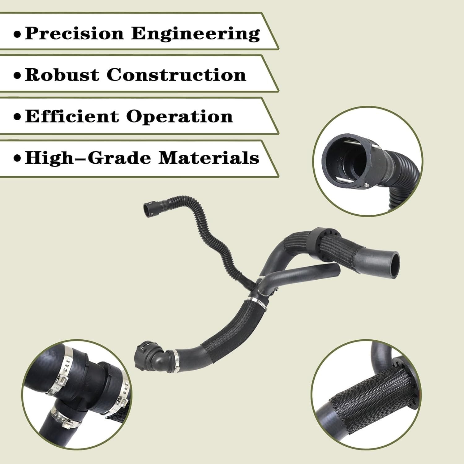 Radiator Coolant Water Hose 68380330AA 68380330AB 68249896AC Fit for Jeep Compas